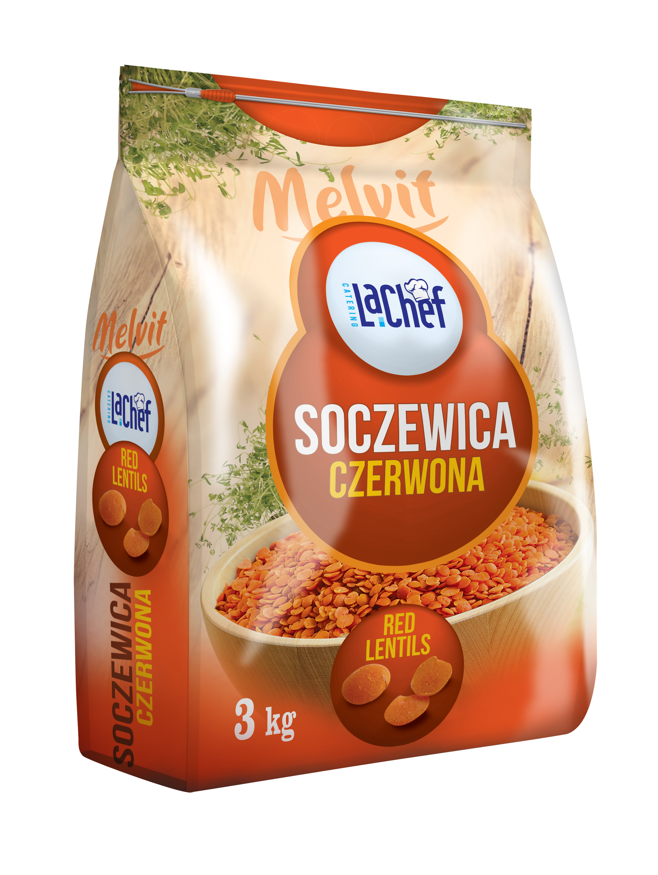 La Chef Soczewica Czerwona 3Kg