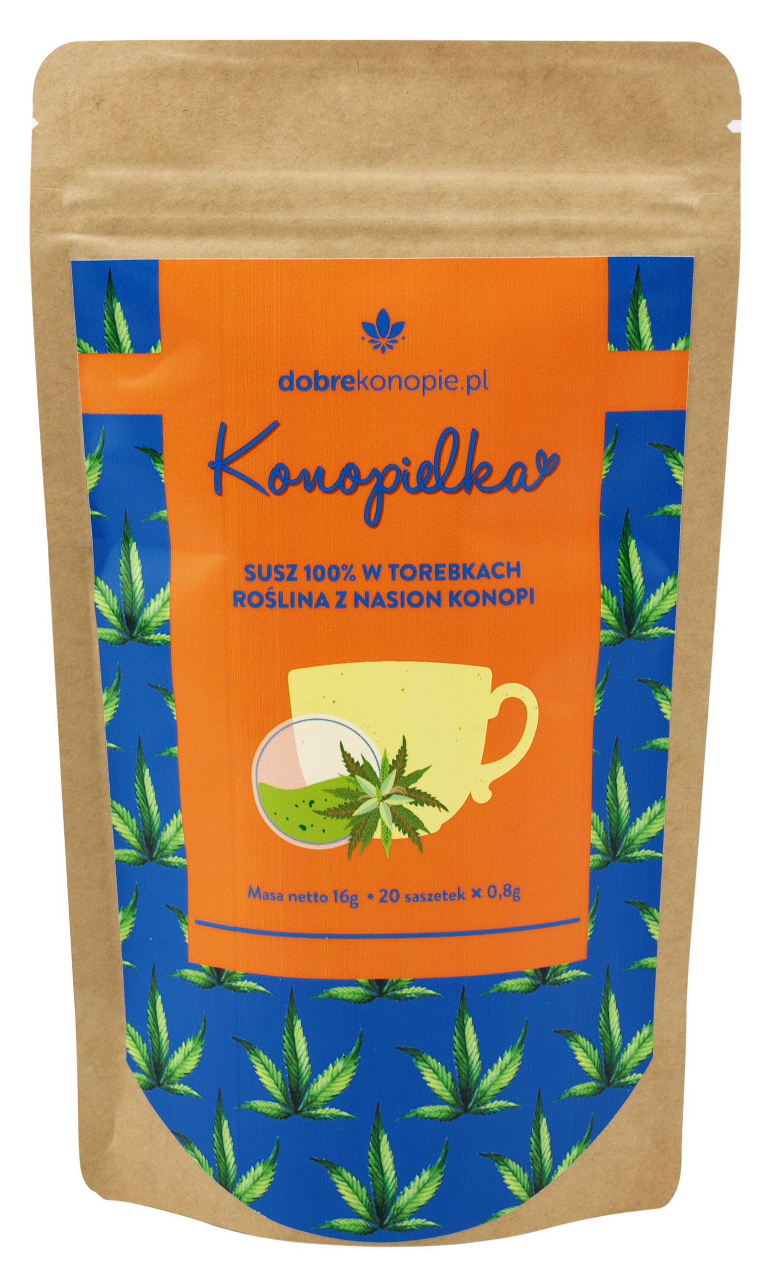 Konopielka Susz 100% W Torebkach Roślina Z Nasion Konopi 20 X 0,8 G Dobre Konopie.Pl