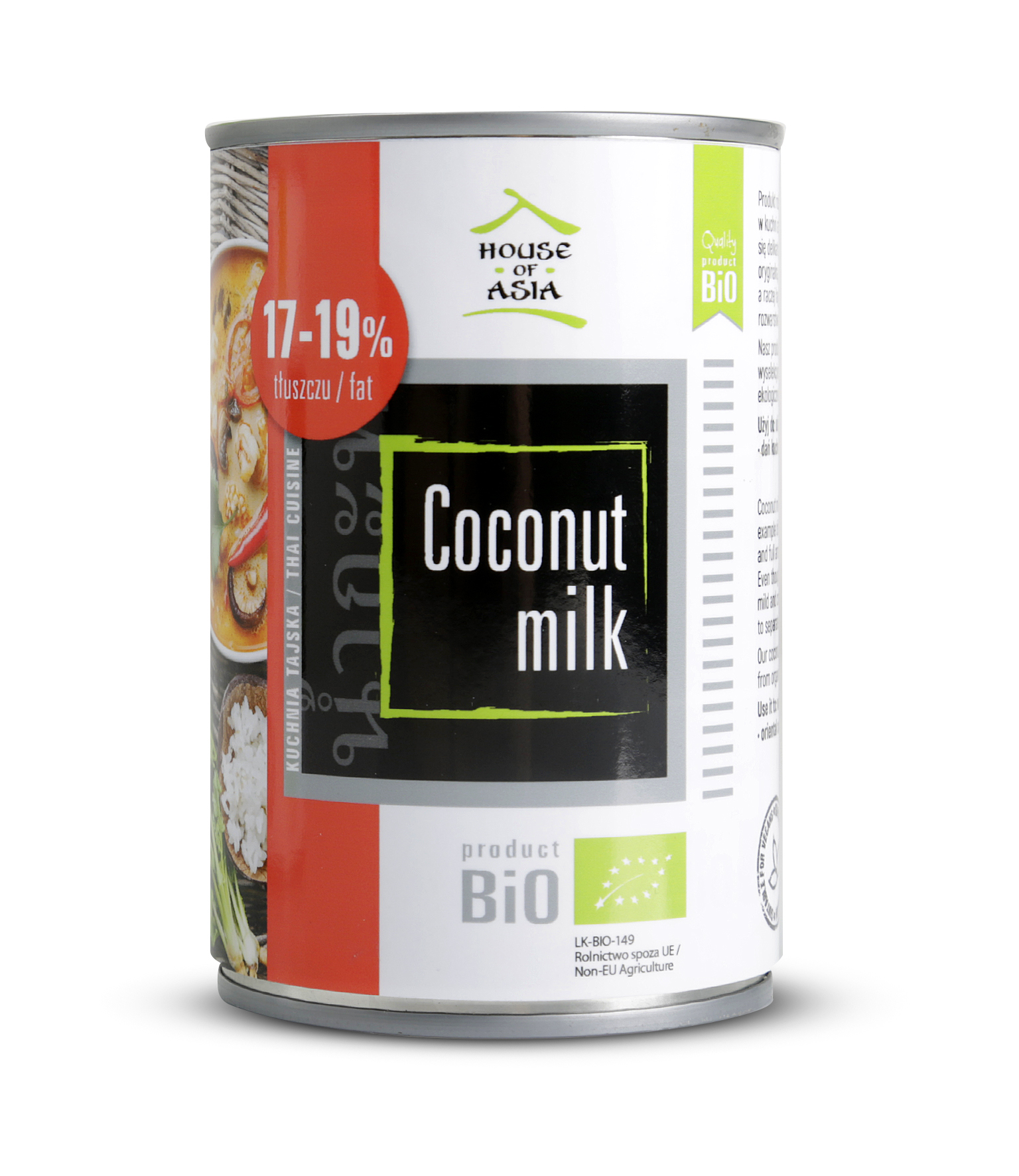 House Of Asia Mleczko Kokosowe Bio Uht 400Ml
