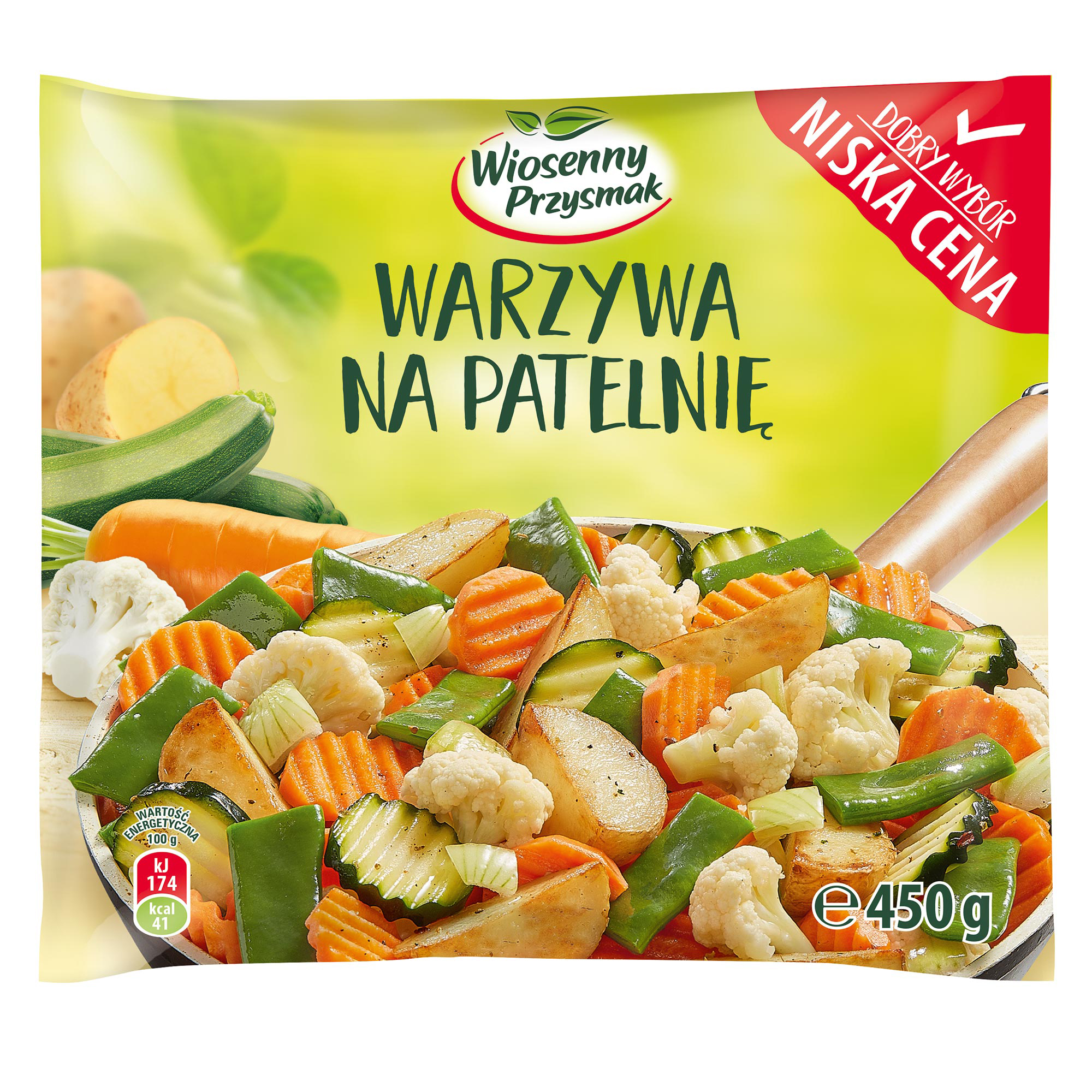 Wiosenny Przysmak Warzywa Na Patelnię 450G
