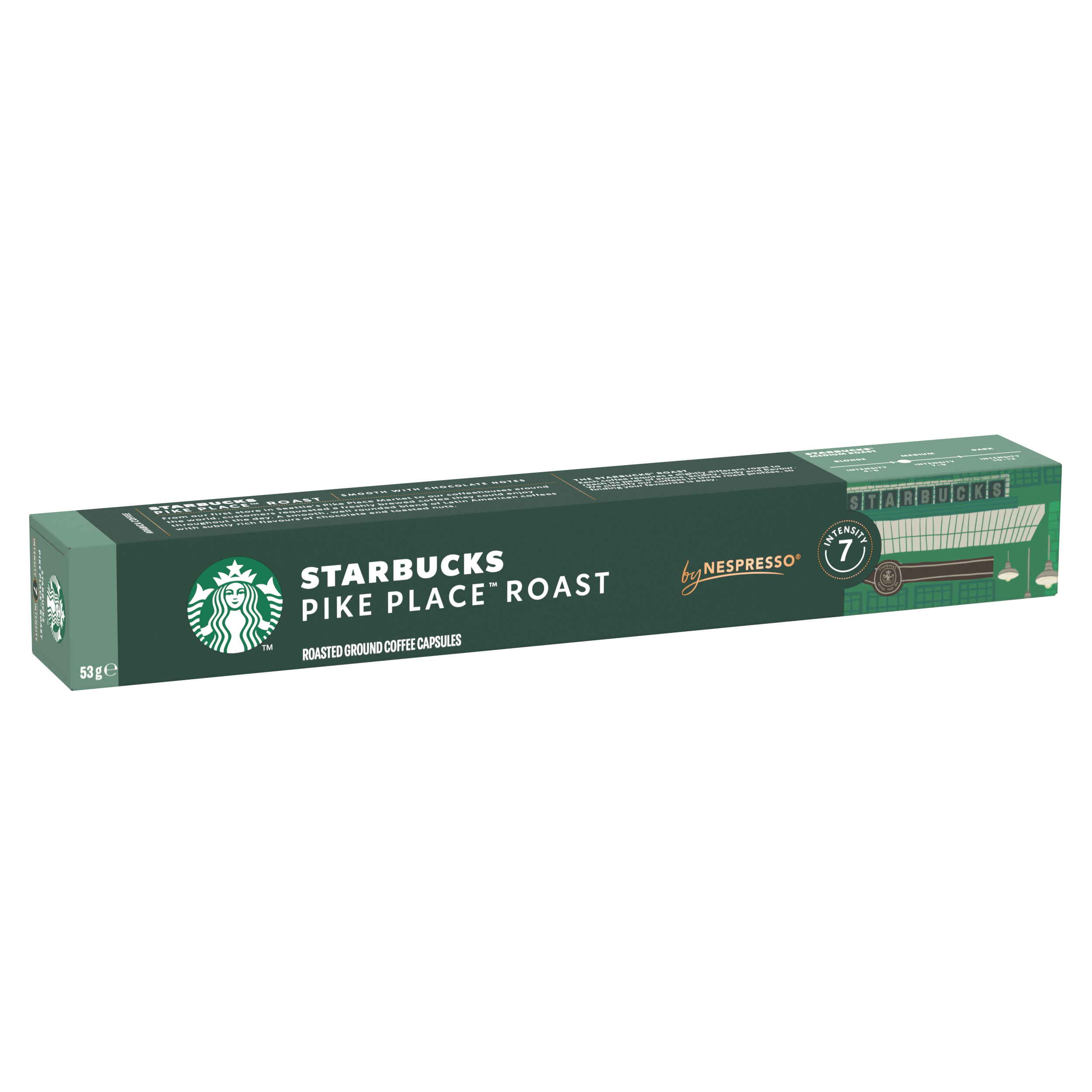 Nespresso Starbucks Pike Place Roast, 10 Kapsułek 53 G