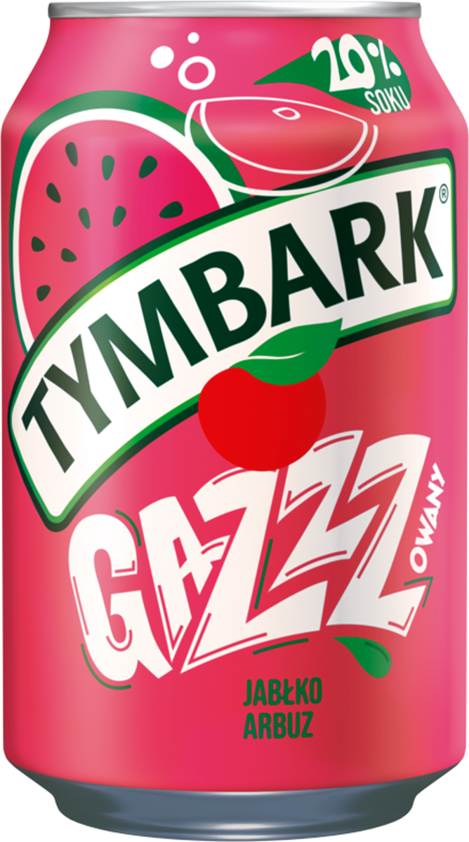 Tymbark Gazzzowany Jabłko Arbuz 330 Ml