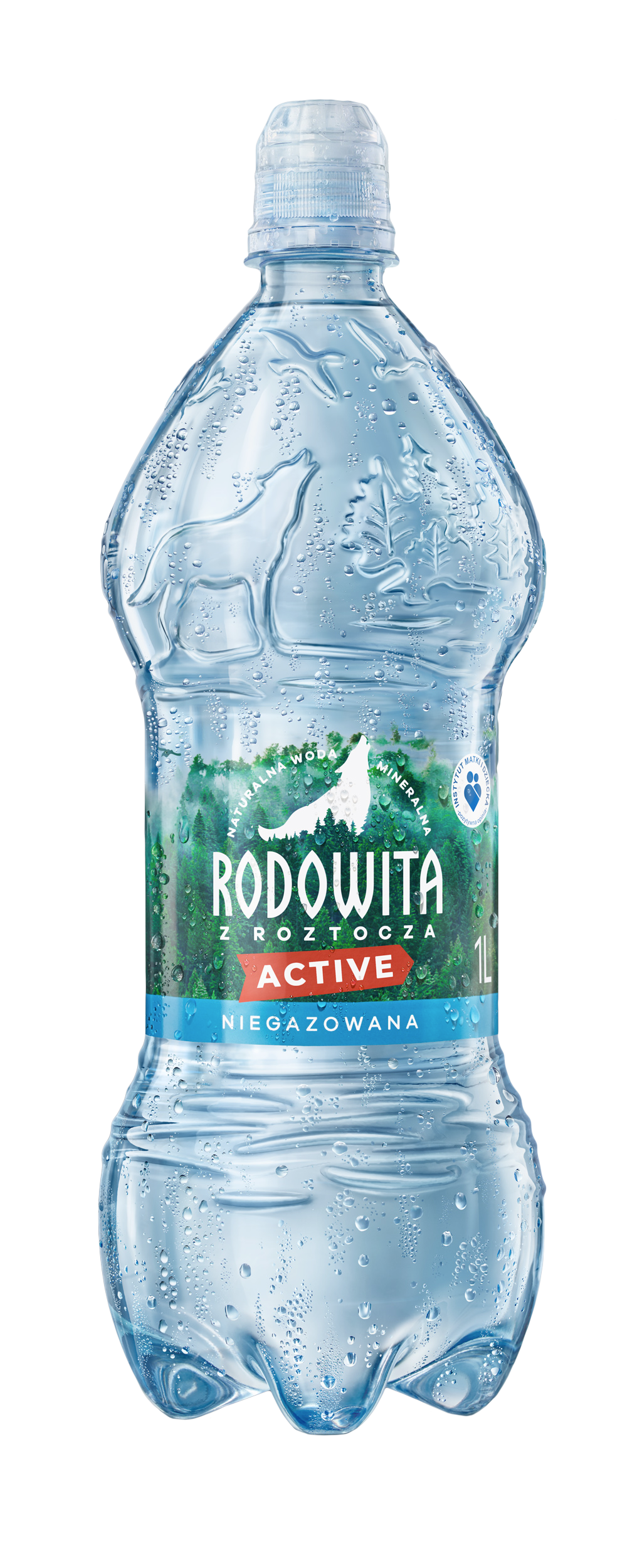 Rodowita Z Roztocza Active Naturalna Woda Mineralna Niegazowana 1L System Kaucyjny
