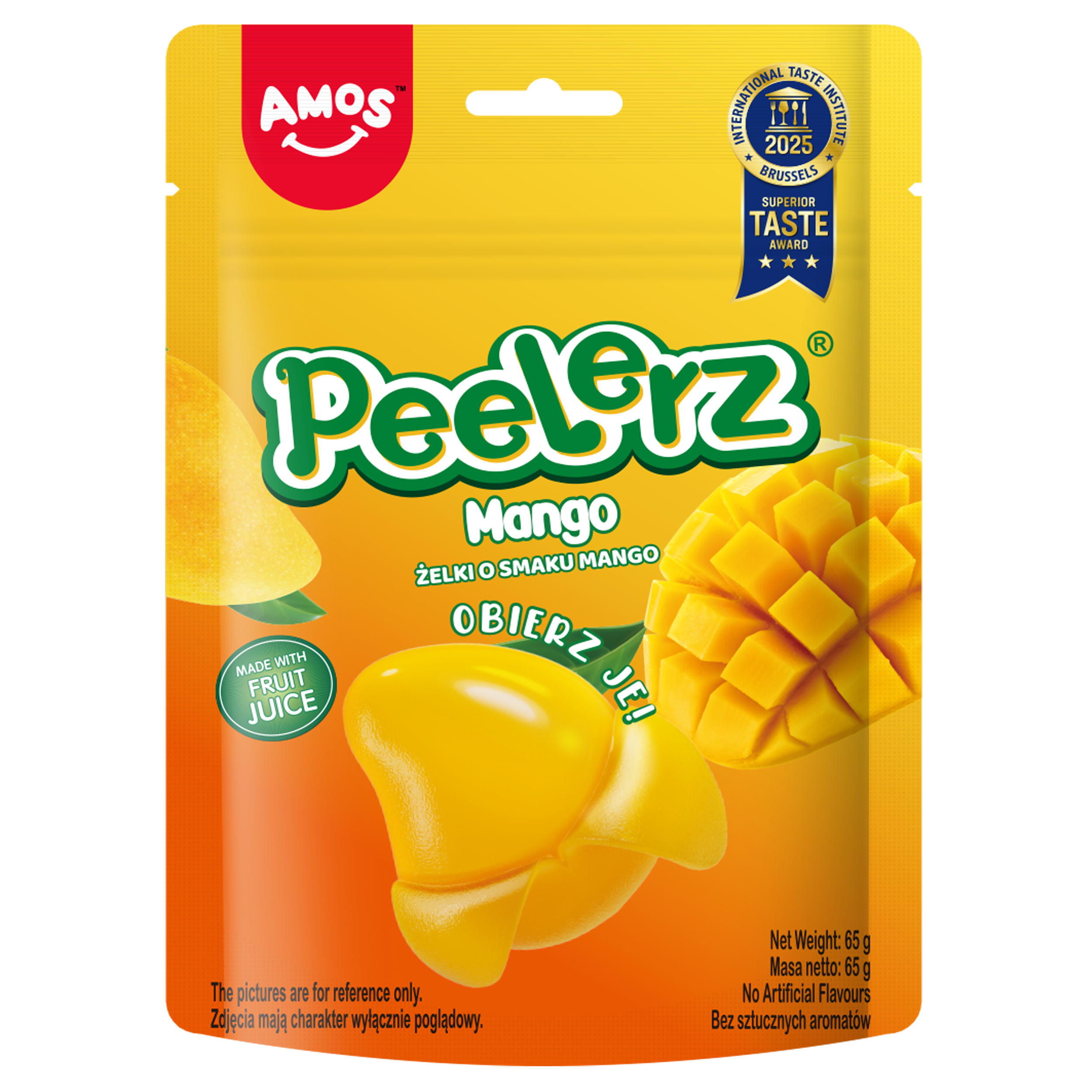 Amos Peelerz Żelki O Smaku Mango 65 G