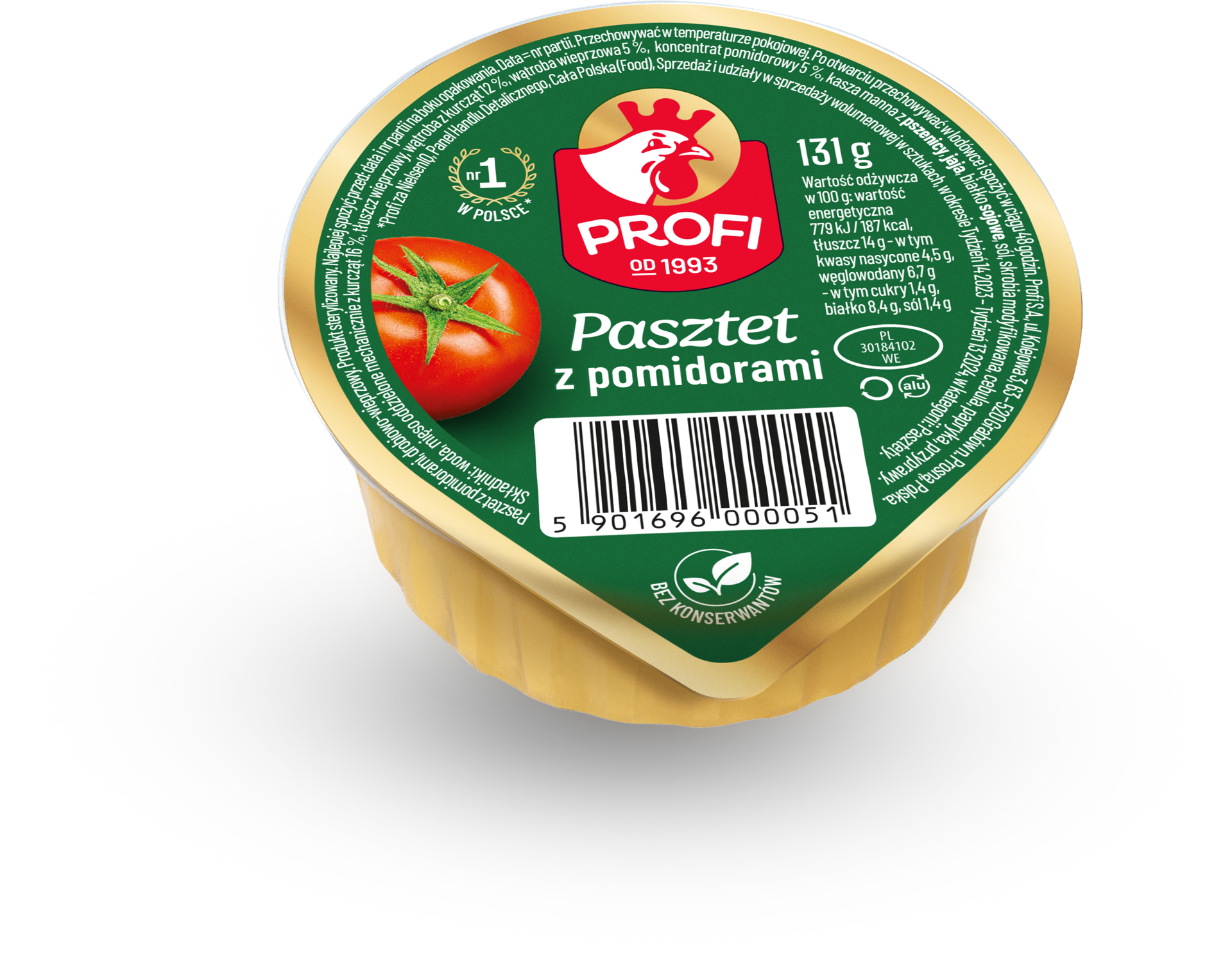 Profi Pasztet Z Pomidorami 131G