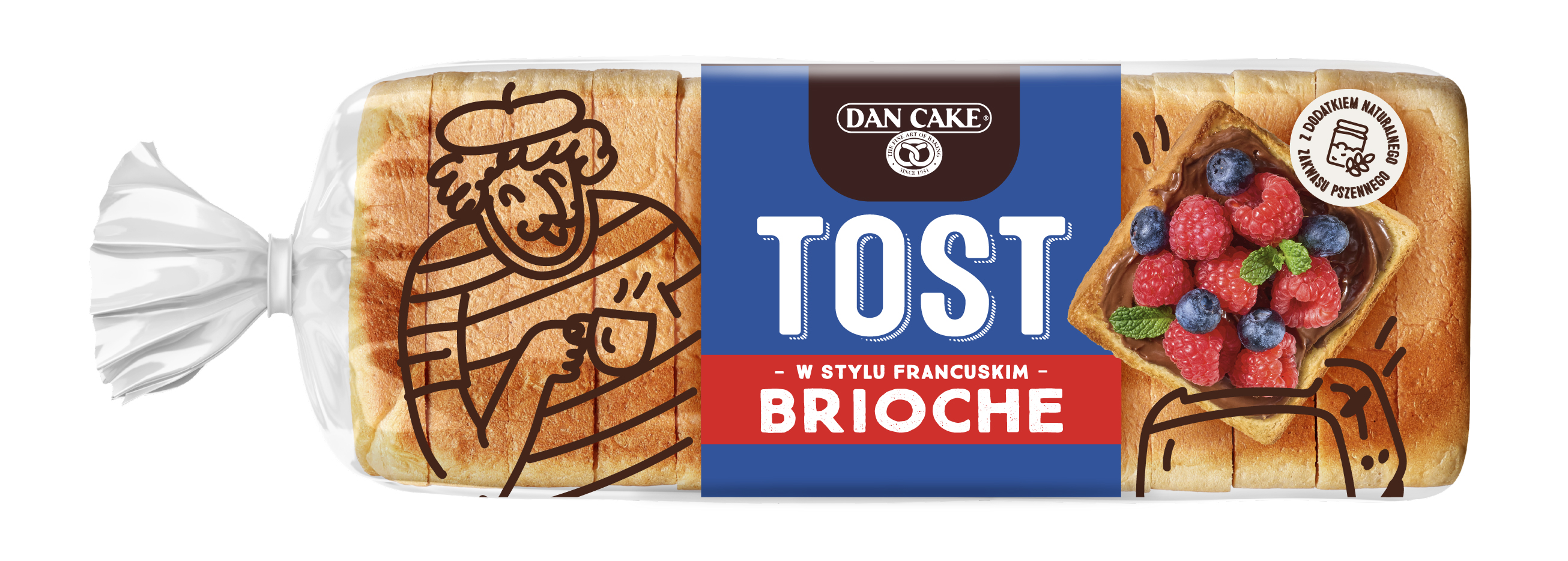 Dan Cake Brioche Tost 450G
