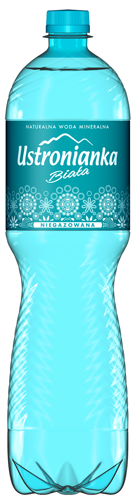 Ustronianka Biała Naturalna Woda Mineralna Niegazowana 1,5L Kaucja