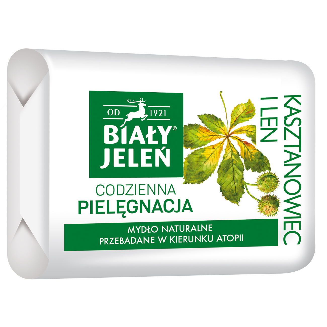 Biały Jeleń Mydło Naturalne Z Ekstraktem Z Kasztanowca 100G