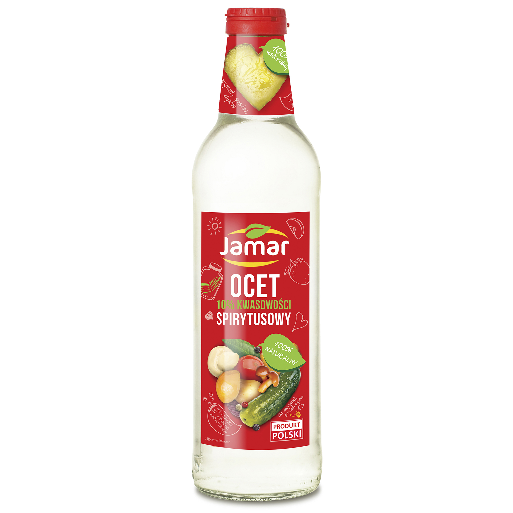 Ocet Spirytusowy 10% Kwasowości 500Ml Jamar