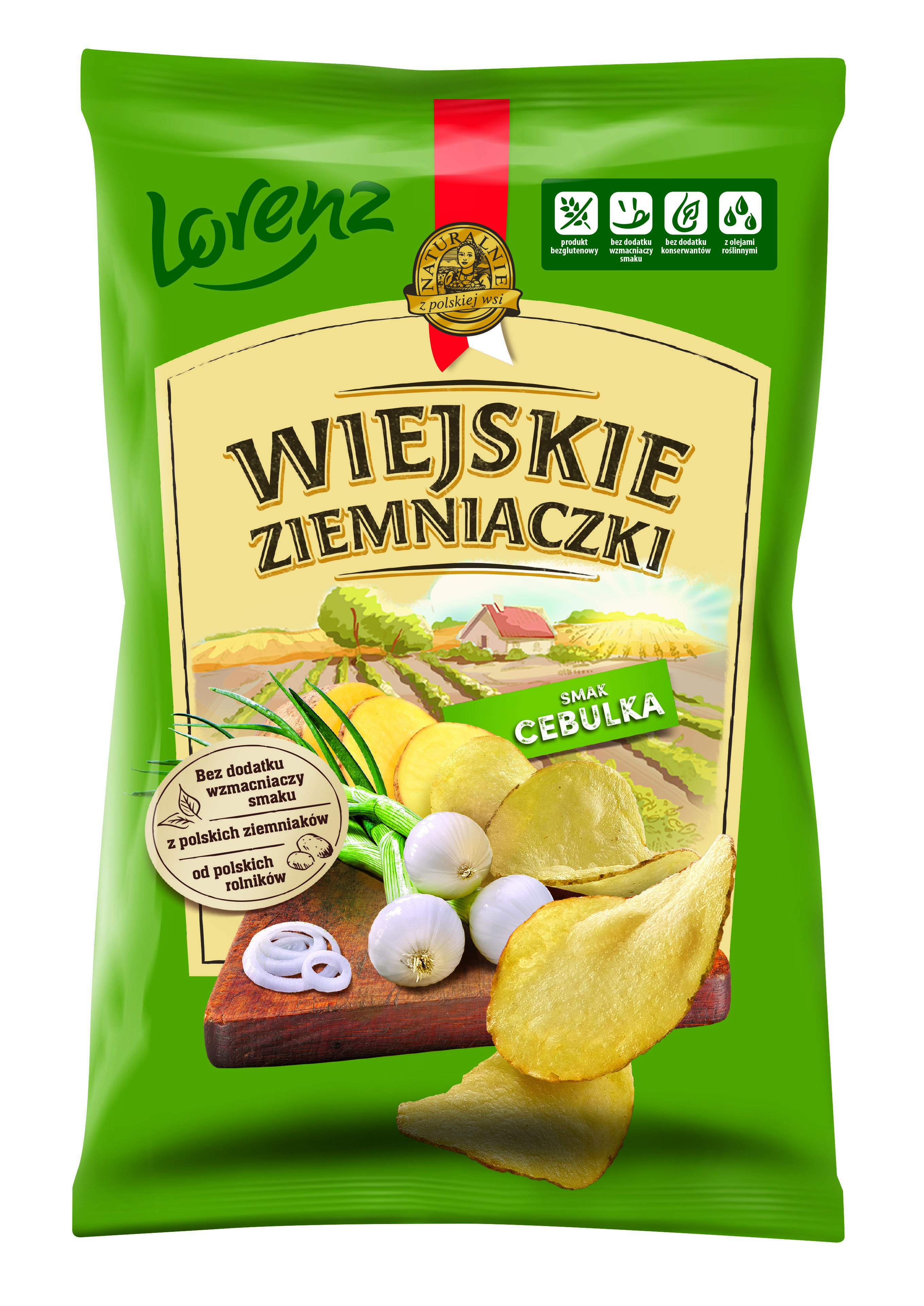 Lorenz Wiejskie Ziemniaczki Cebulka 130G