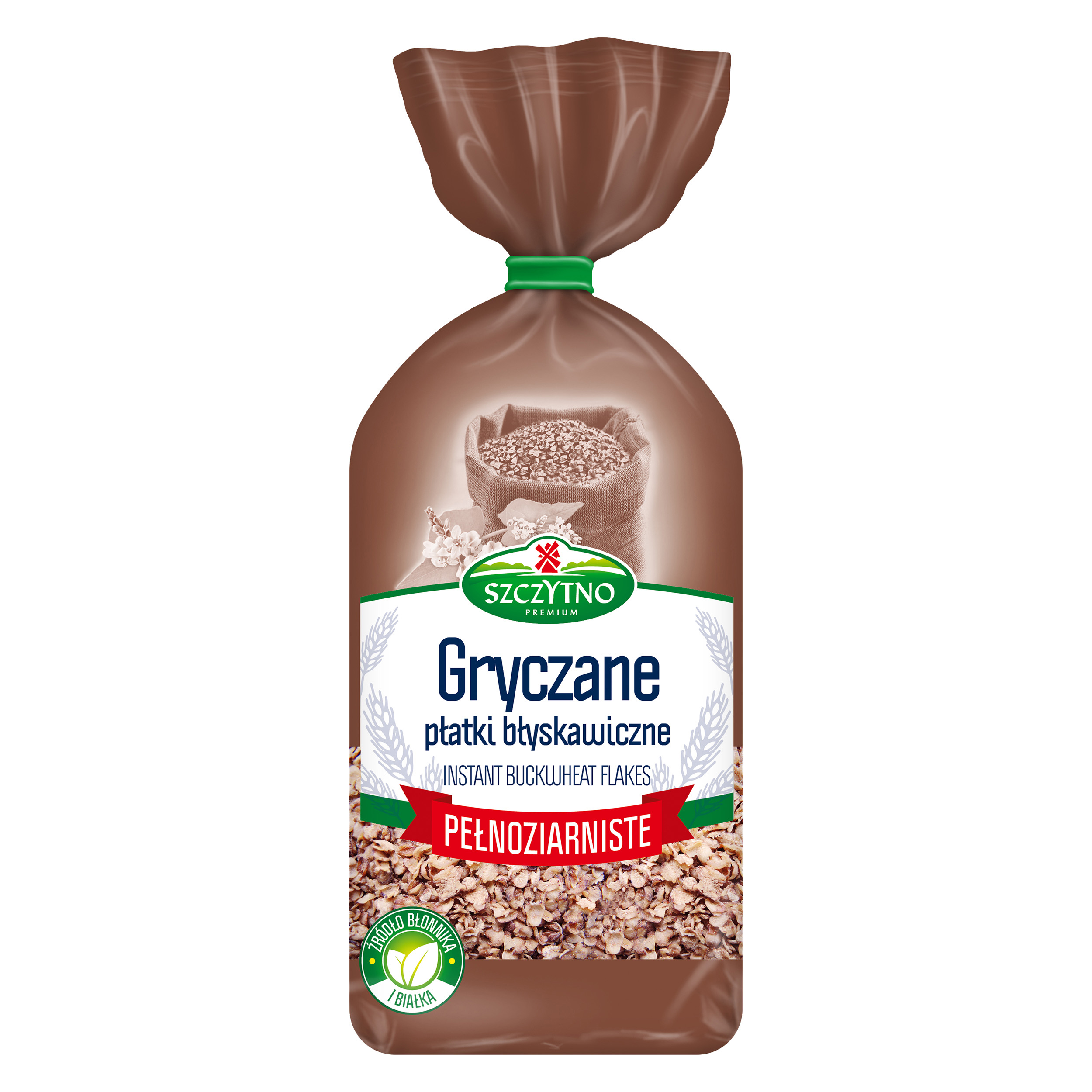 Szczytno Płatki Pełnoziarniste Gryczane 400G