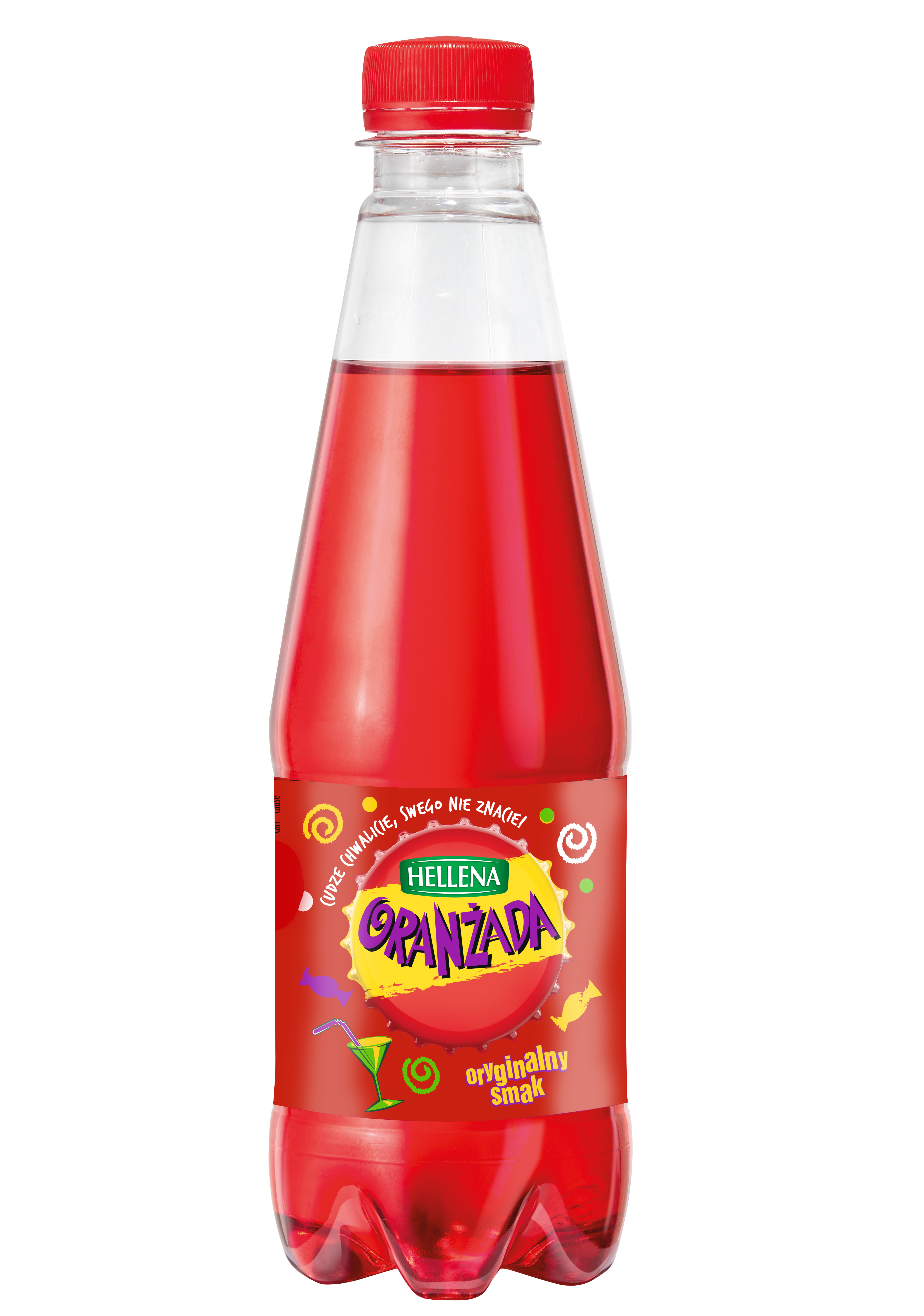 Hellena Oranżada Czerwona 500 Ml