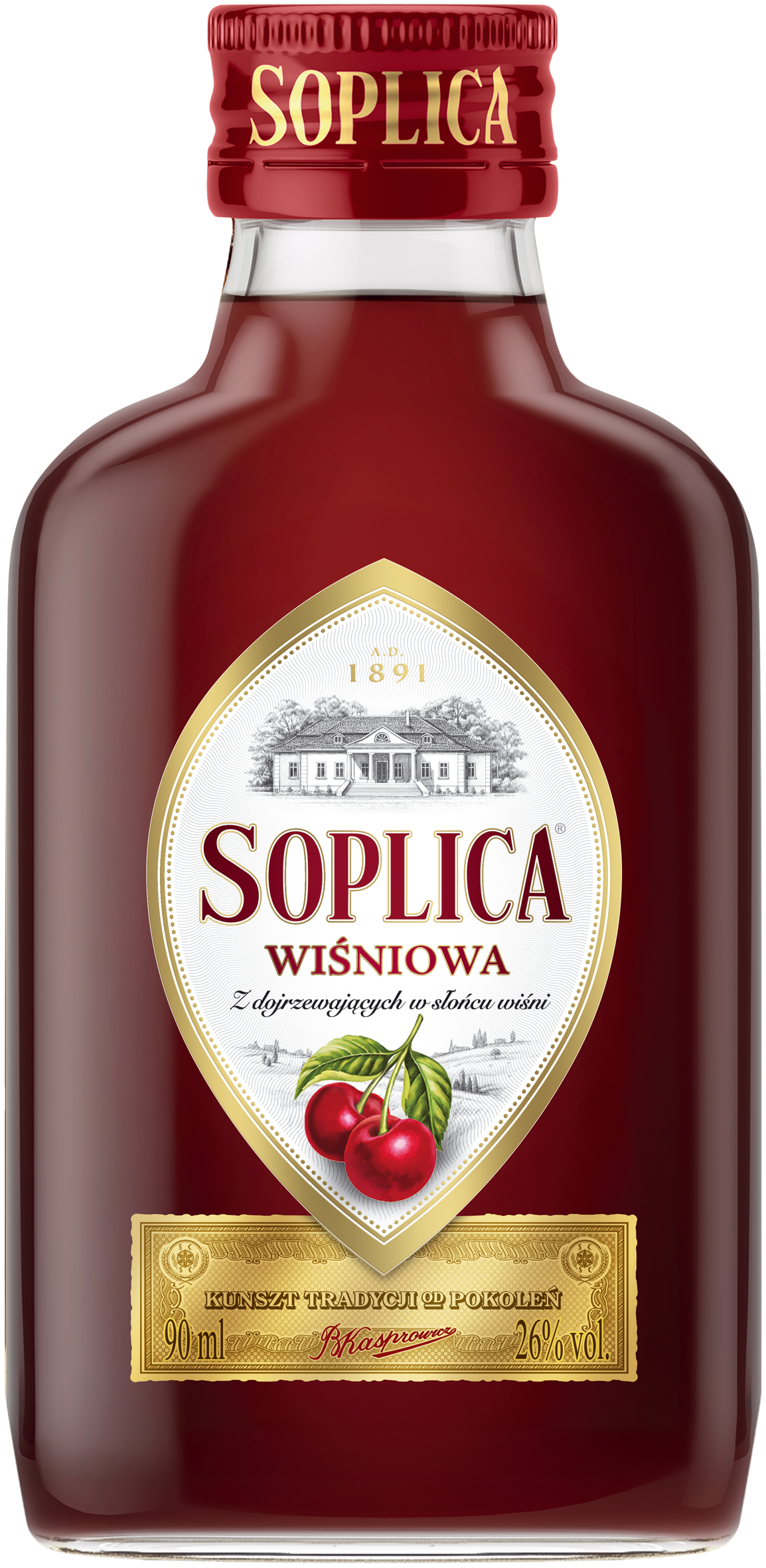 Likier Soplica Wiśniowa 26% 90 Ml