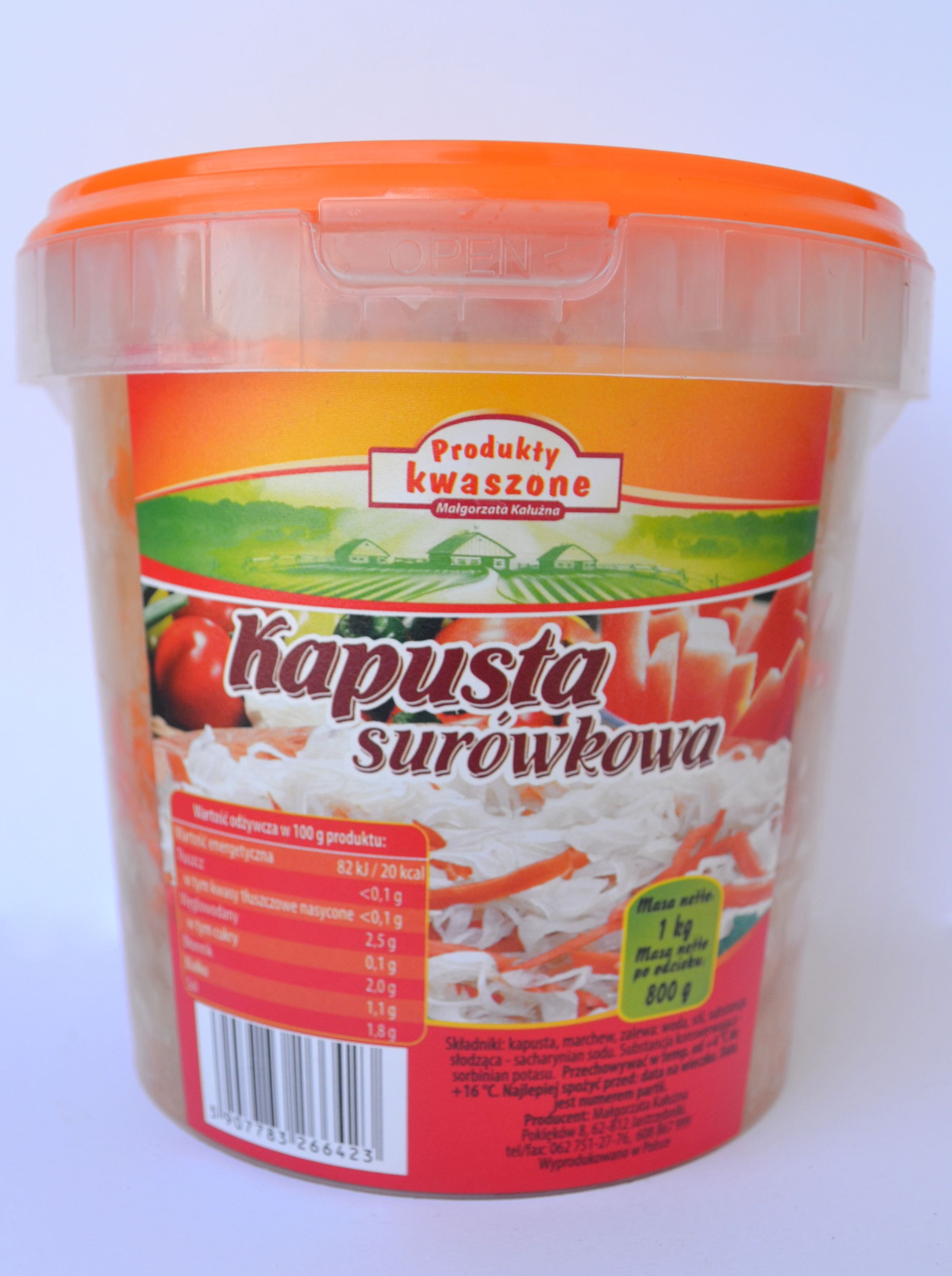 Kapusta Surówkowa Polska 1Kg Małgorzata Kałużna