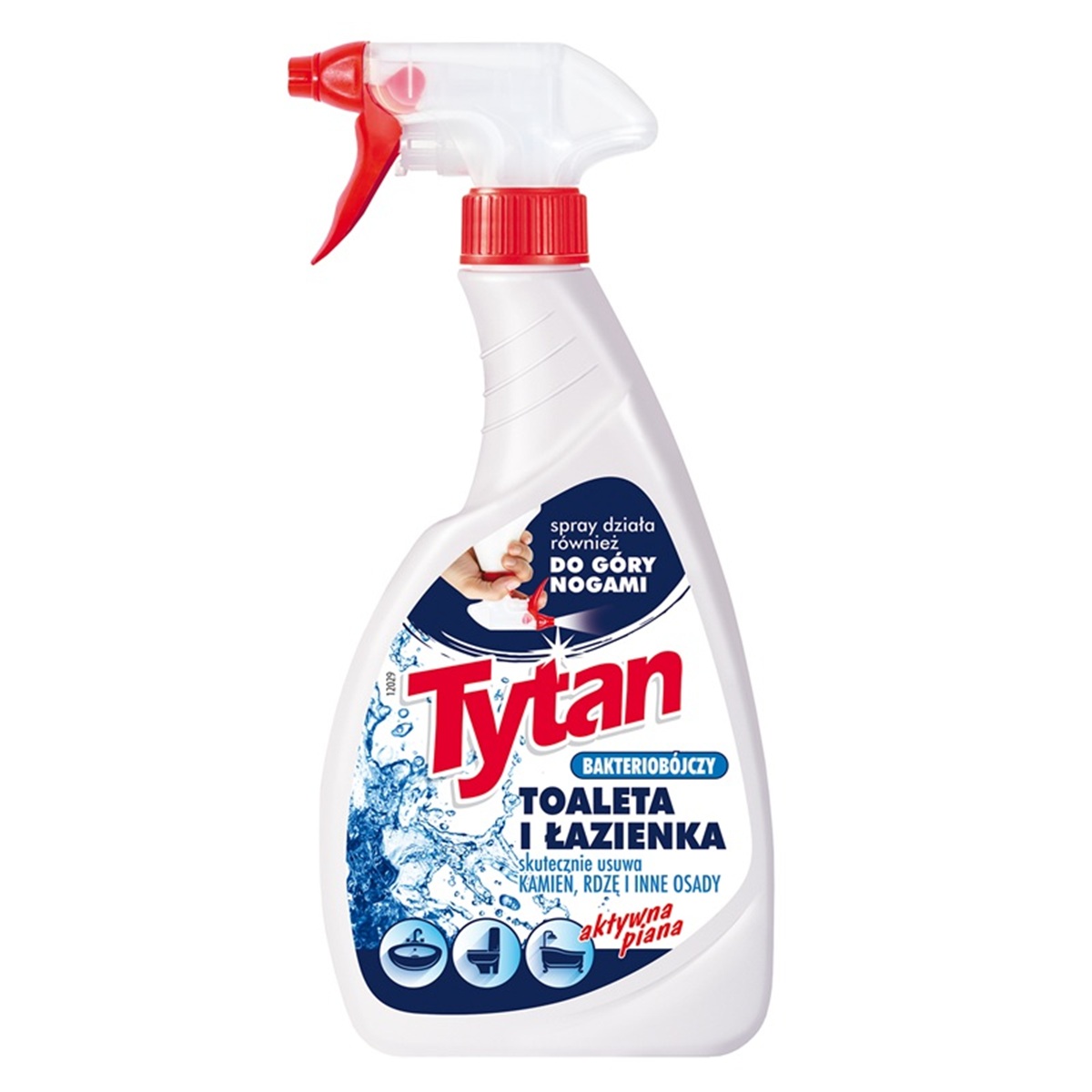 Płyn Do Mycia Wc Tytan Bakteriobójczy Spray Działa Do Góry Nogami 500 G