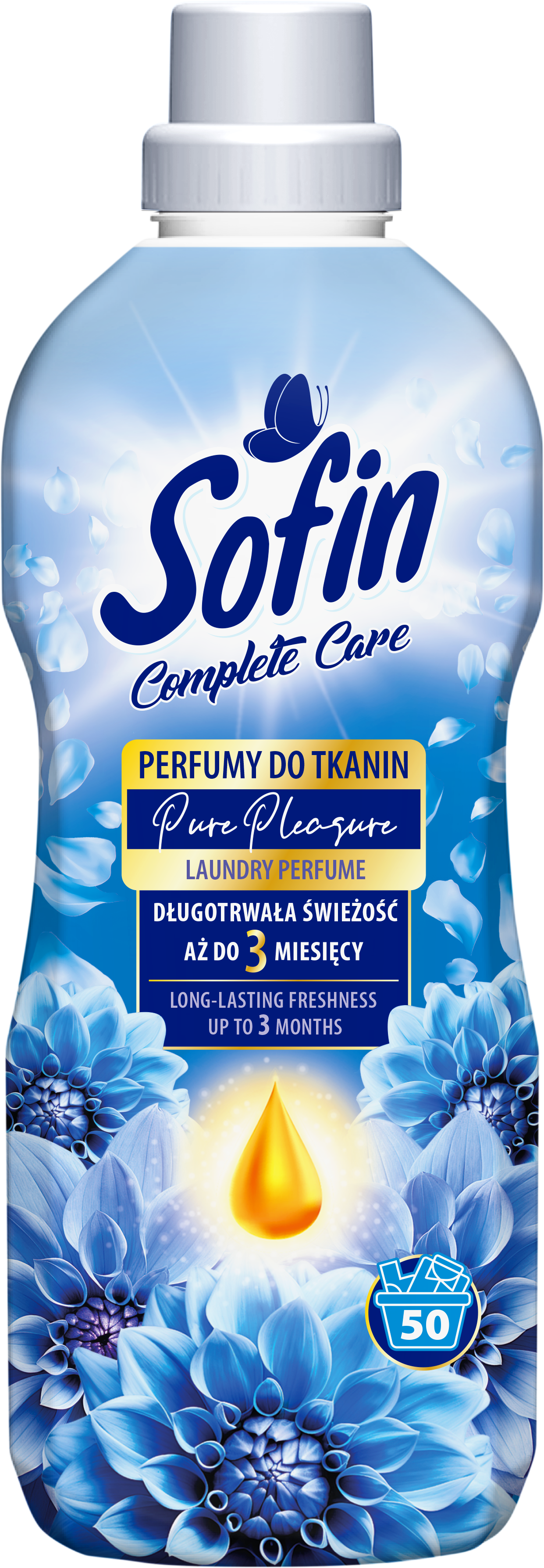 Sofin Complete Care & Laundry Perfume - Perfumy Do Tkanin Pure Pleasure 750 Ml
