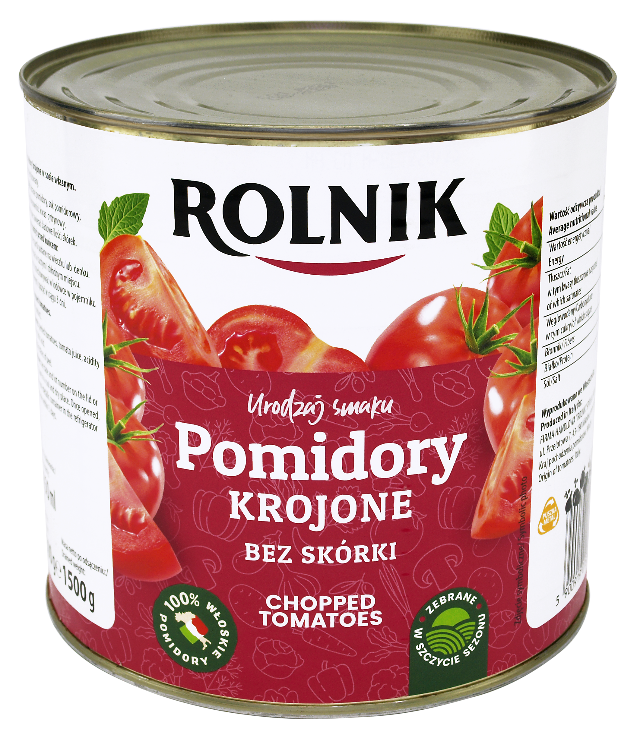 Pomidory Krojone 2650 Ml Rolnik