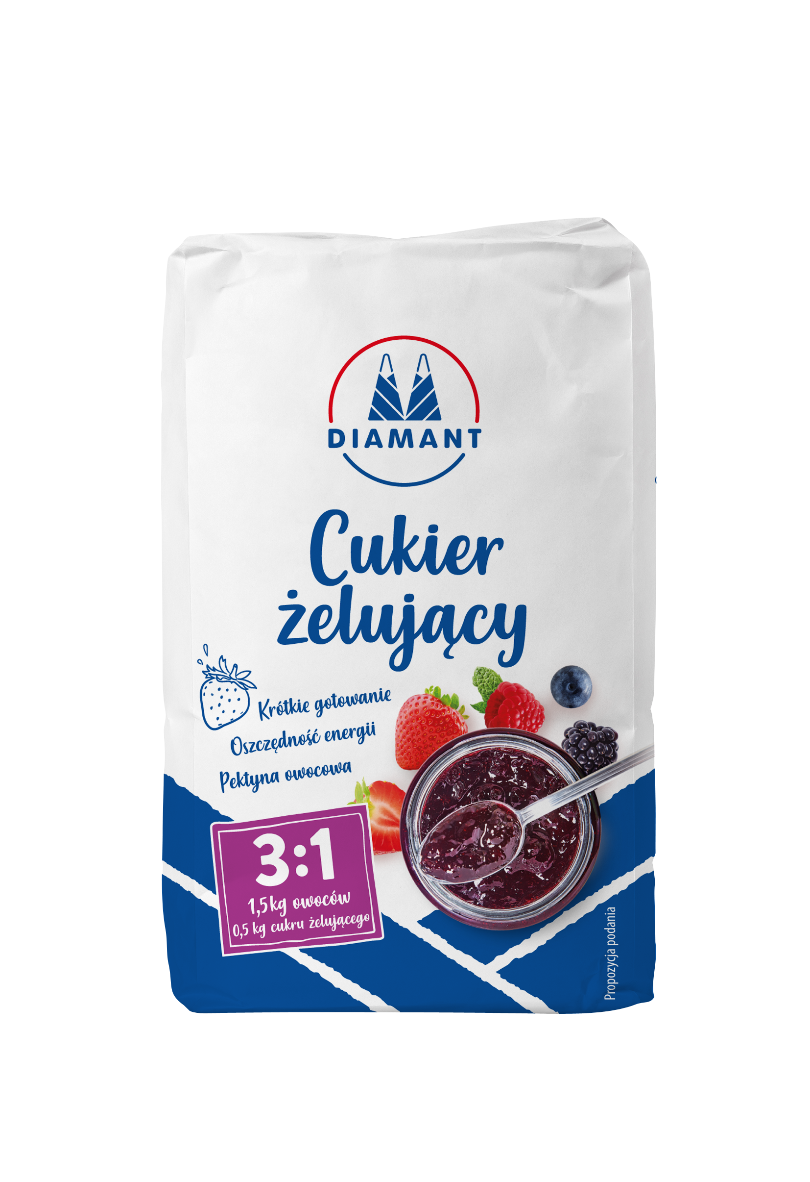 Diamant Cukier Żelujący 3:1 500G
