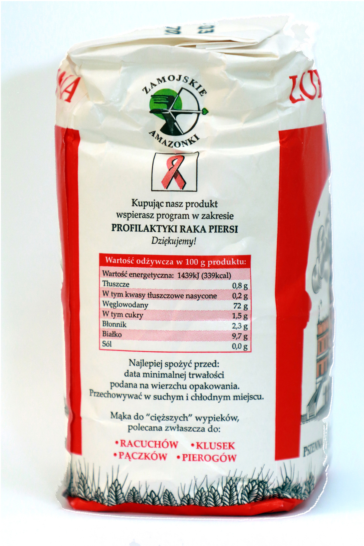 Zam.Mąka Luksusowa Typ 550 1Kg Zamojskie Zakłady Zbożowe Sp.Zo.O.