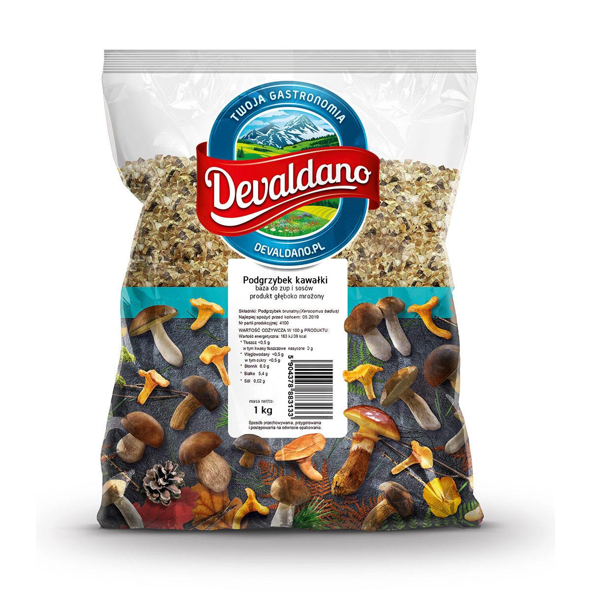 Podgrzybek Baza Do Zup/Sosów Devaldano 1 Kg