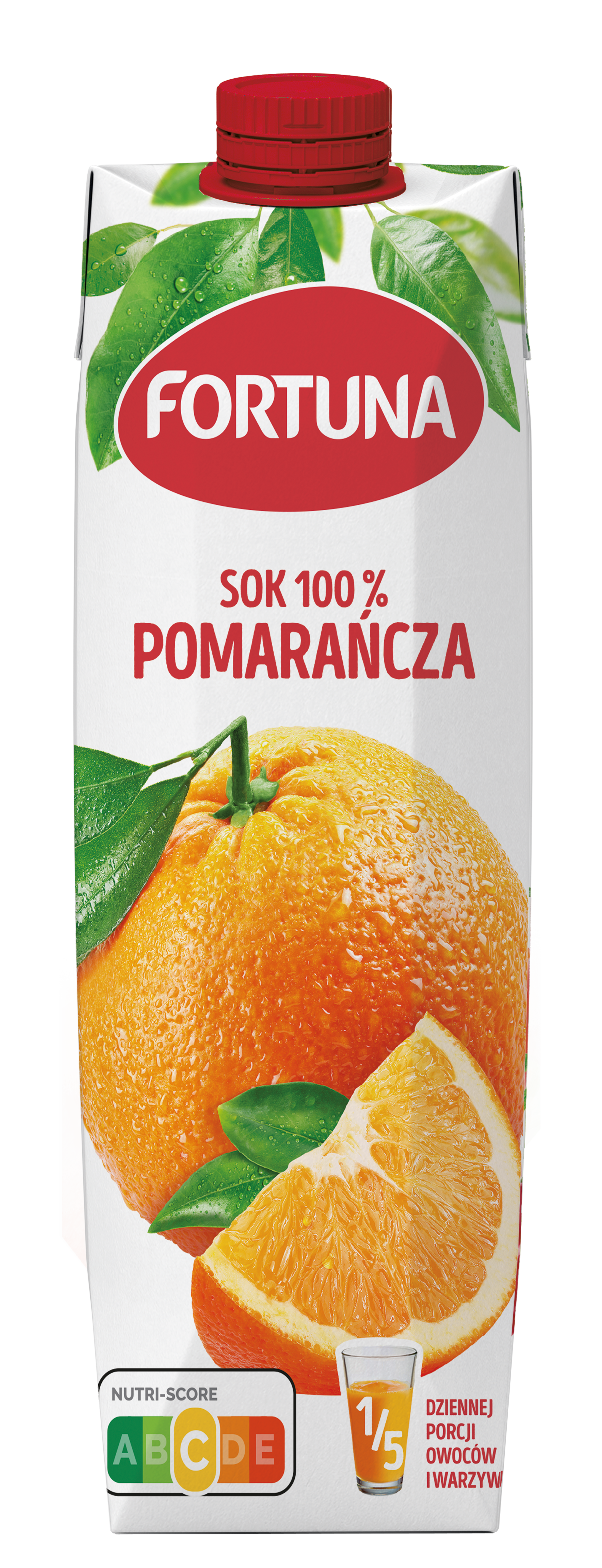 Fortuna Sok 100% Pomarańcza 1 L