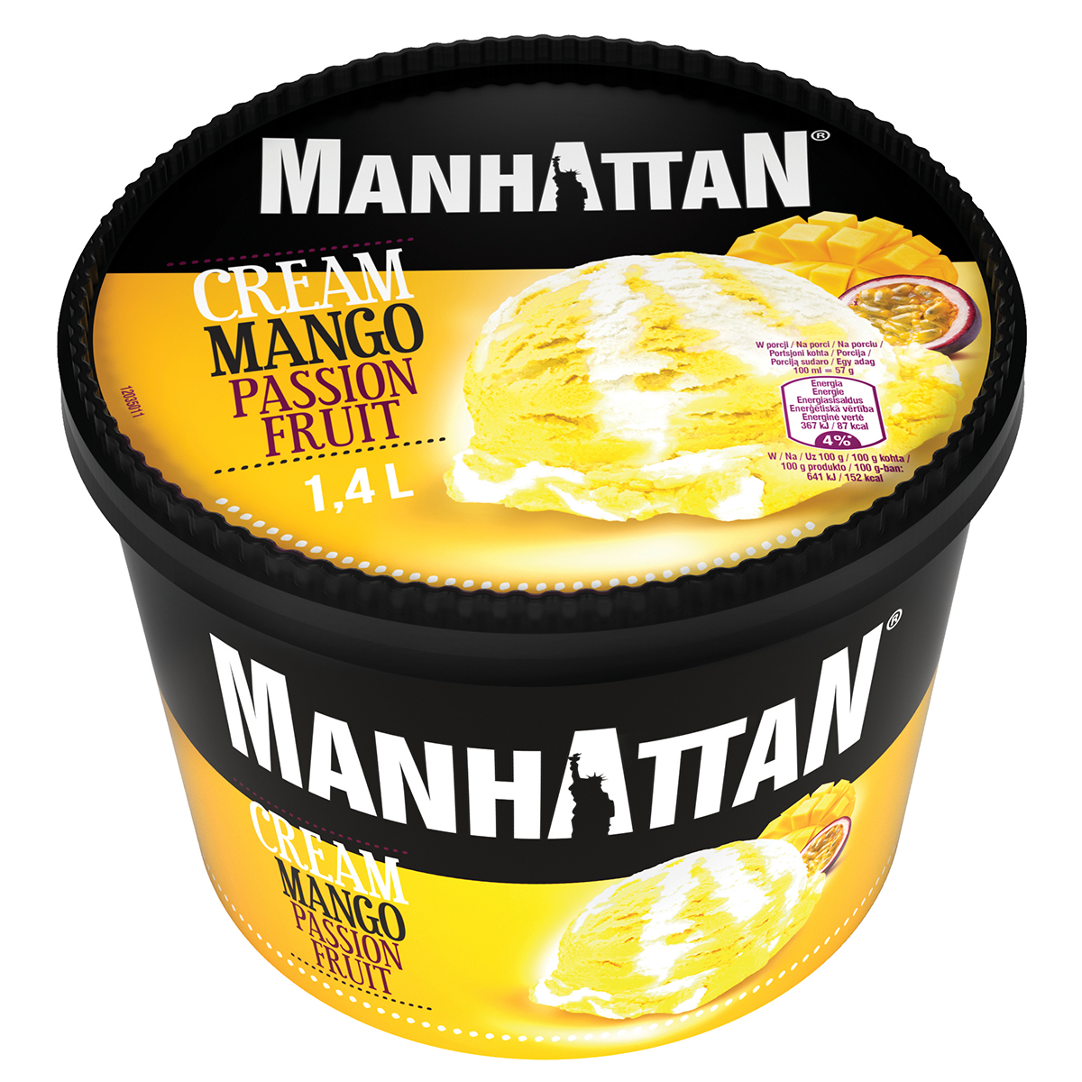 Manhattan Lody Cream Mango Passion Fruit 1400 Ml