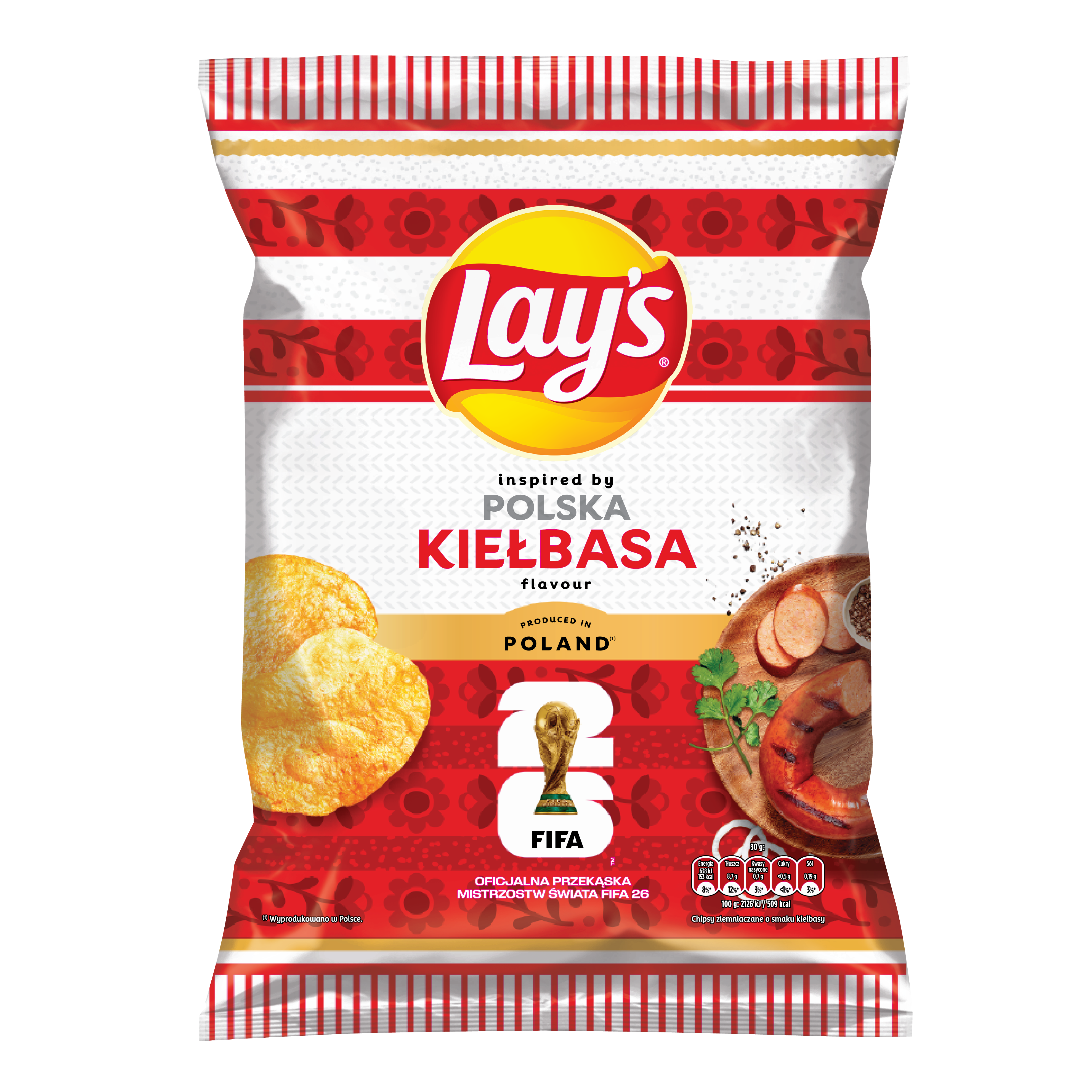 Lay'S Chipsy O Smaku Kiełbasy 130 G