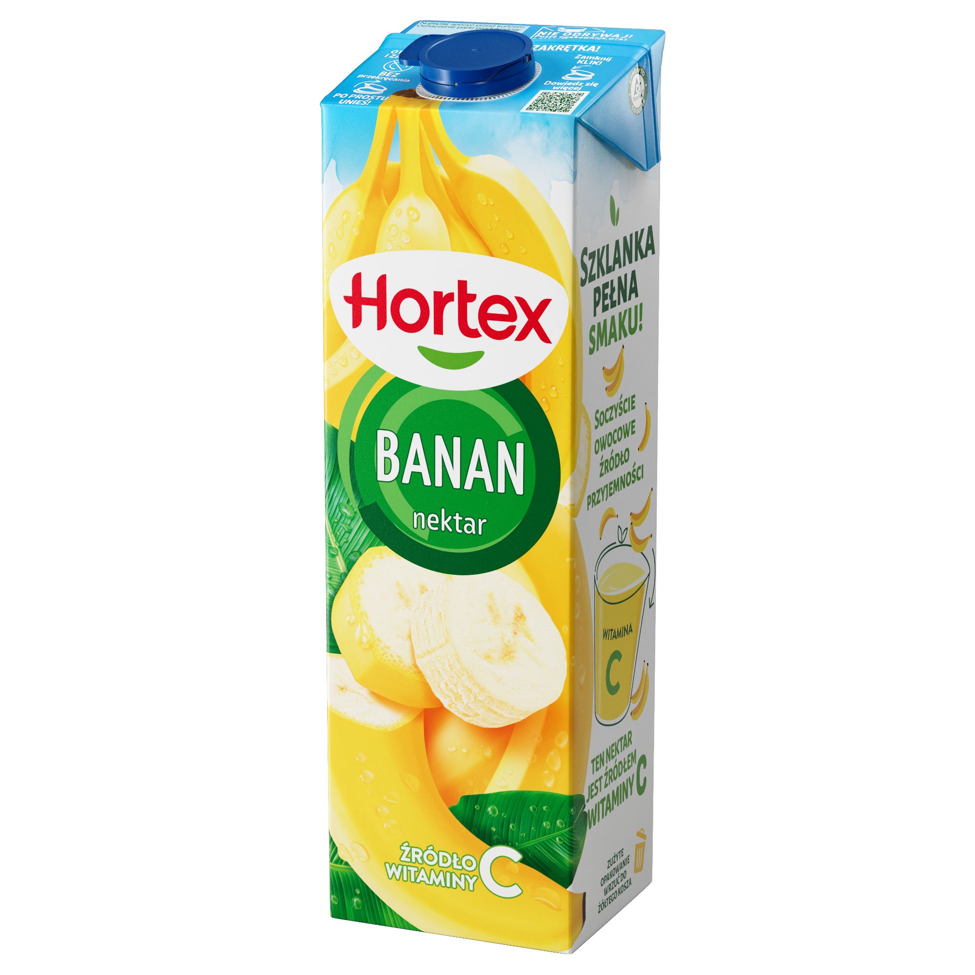 Hortex Nektar Banan Karton 1 L