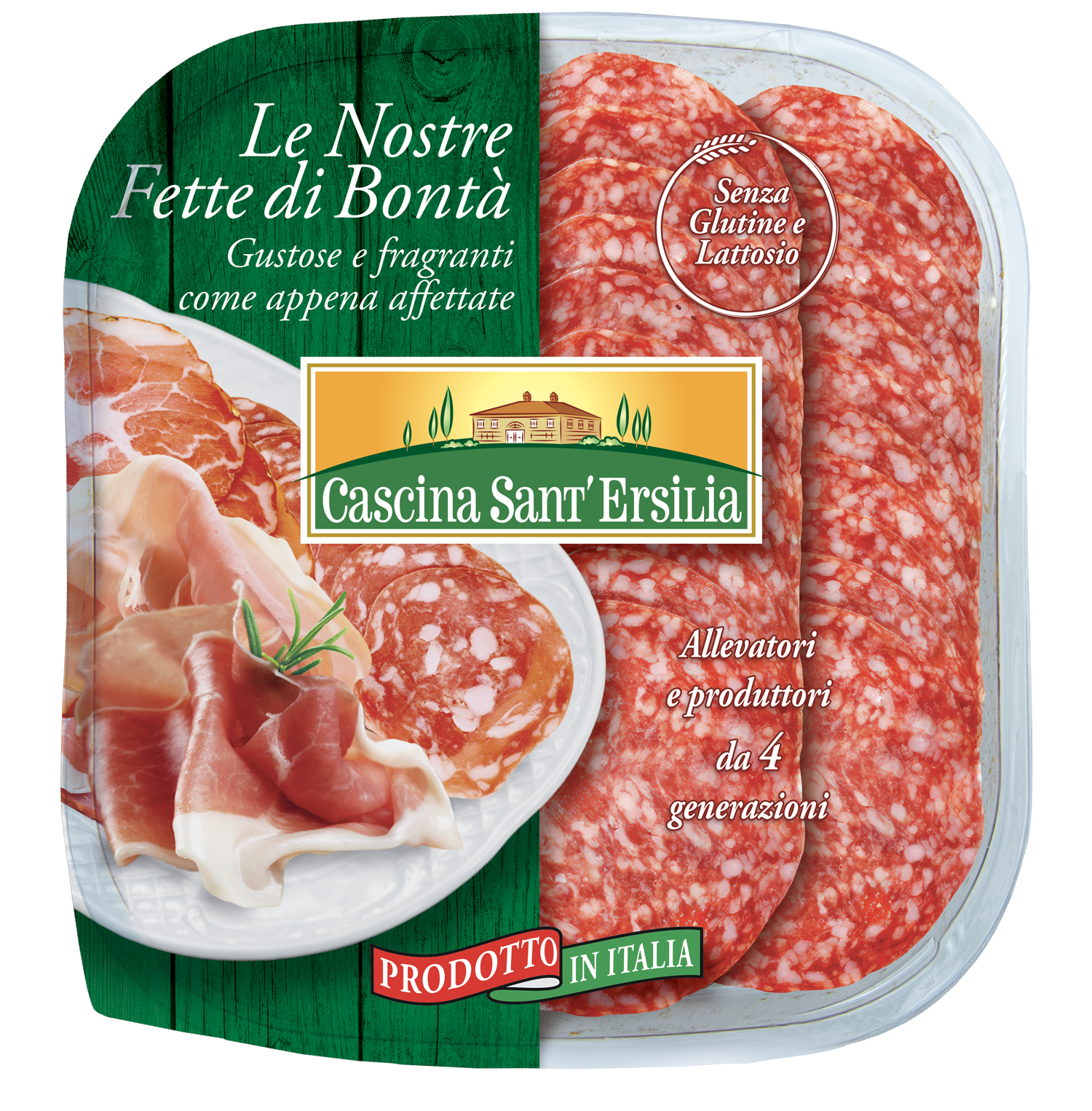 Salami Milano 500G Cascina Sant'Ersilia