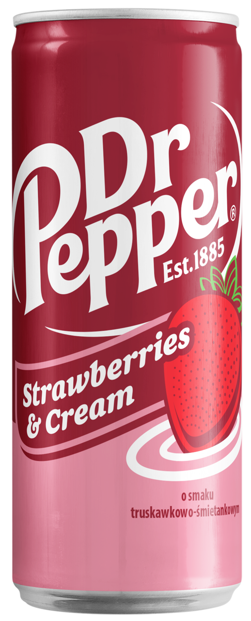 Napój Gazowany Dr Pepper Strawberries & Cream 0,33L Kaucja