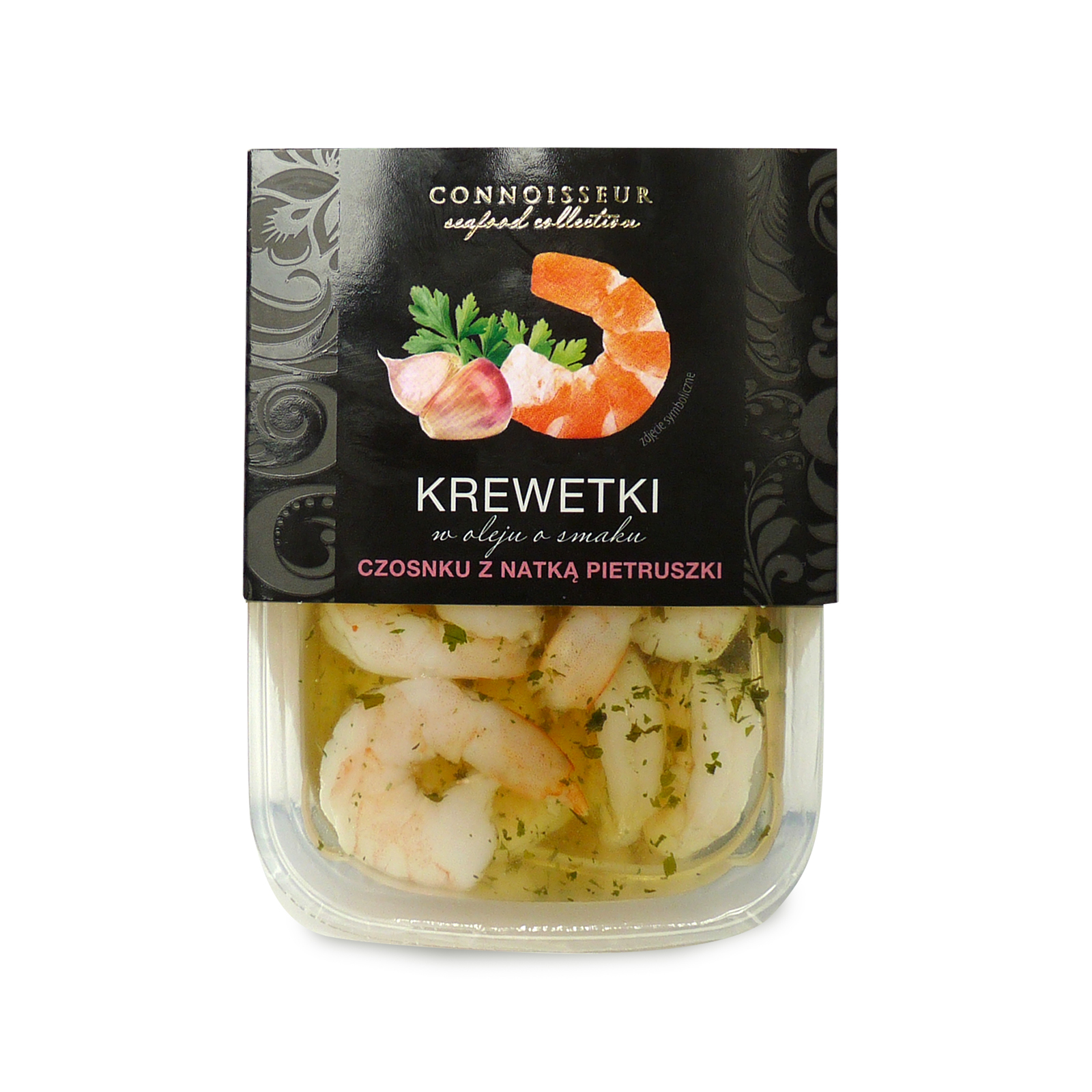 Krewetki W Oleju Z Czosnkiem I Pietruszką 150 G Connoisseur