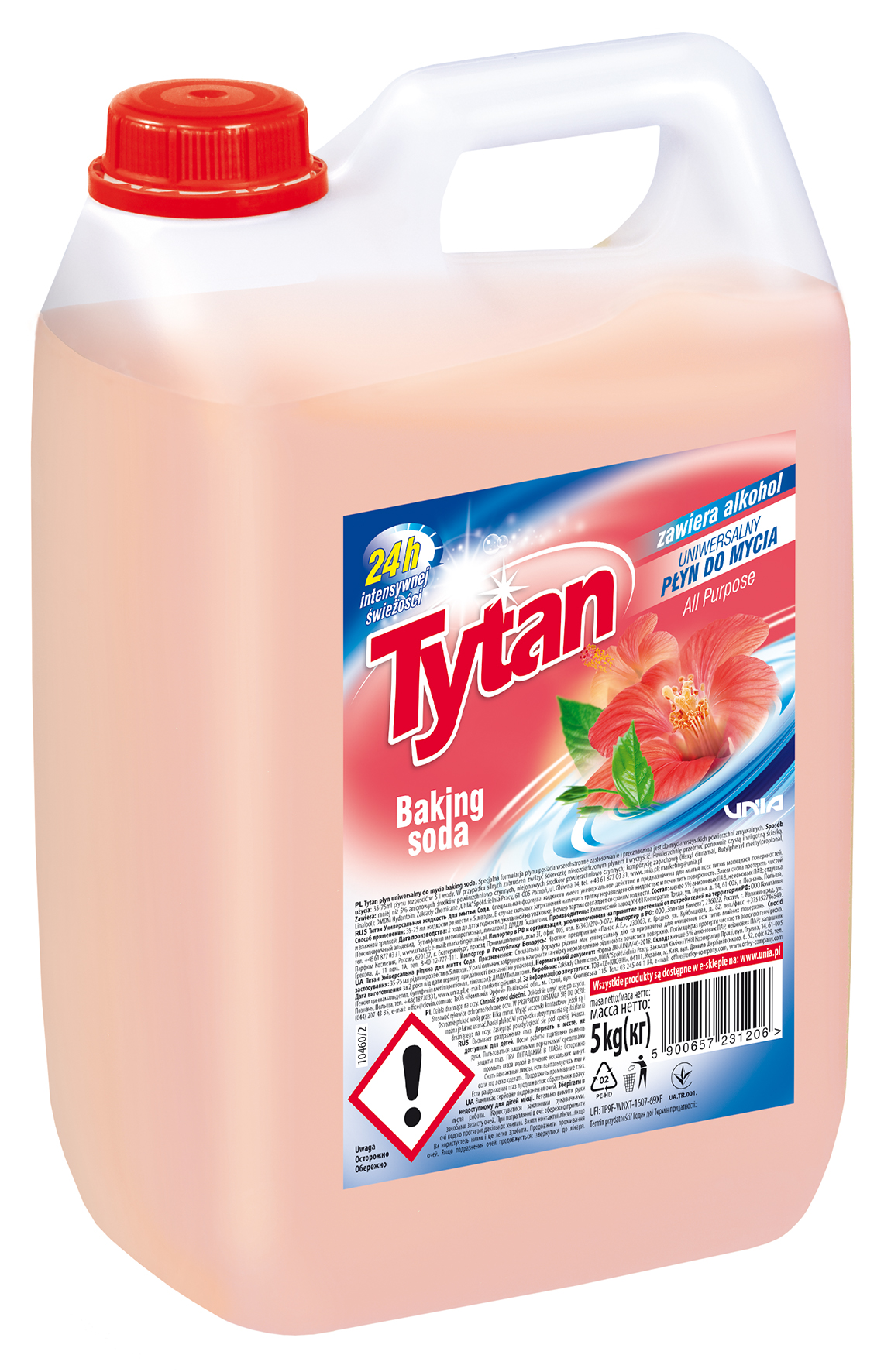 Tytan Płyn Uniwersalny Do Mycia Baking Soda 5Kg