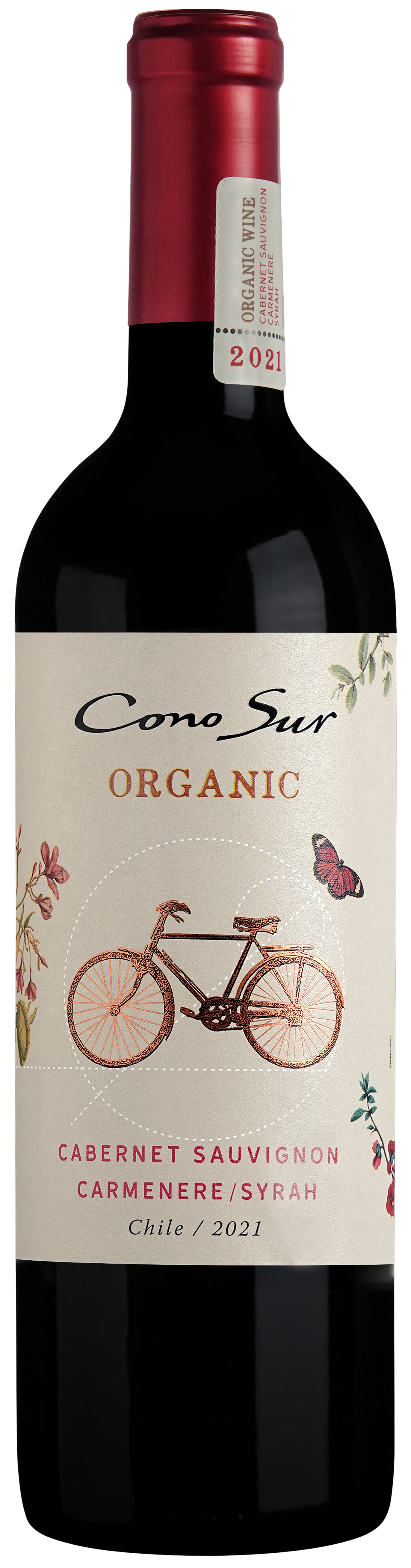 Organic Cabernet Sauvignon/Carmenere/Syrah Cono Sur Czerwone Wytrawne 750 Ml