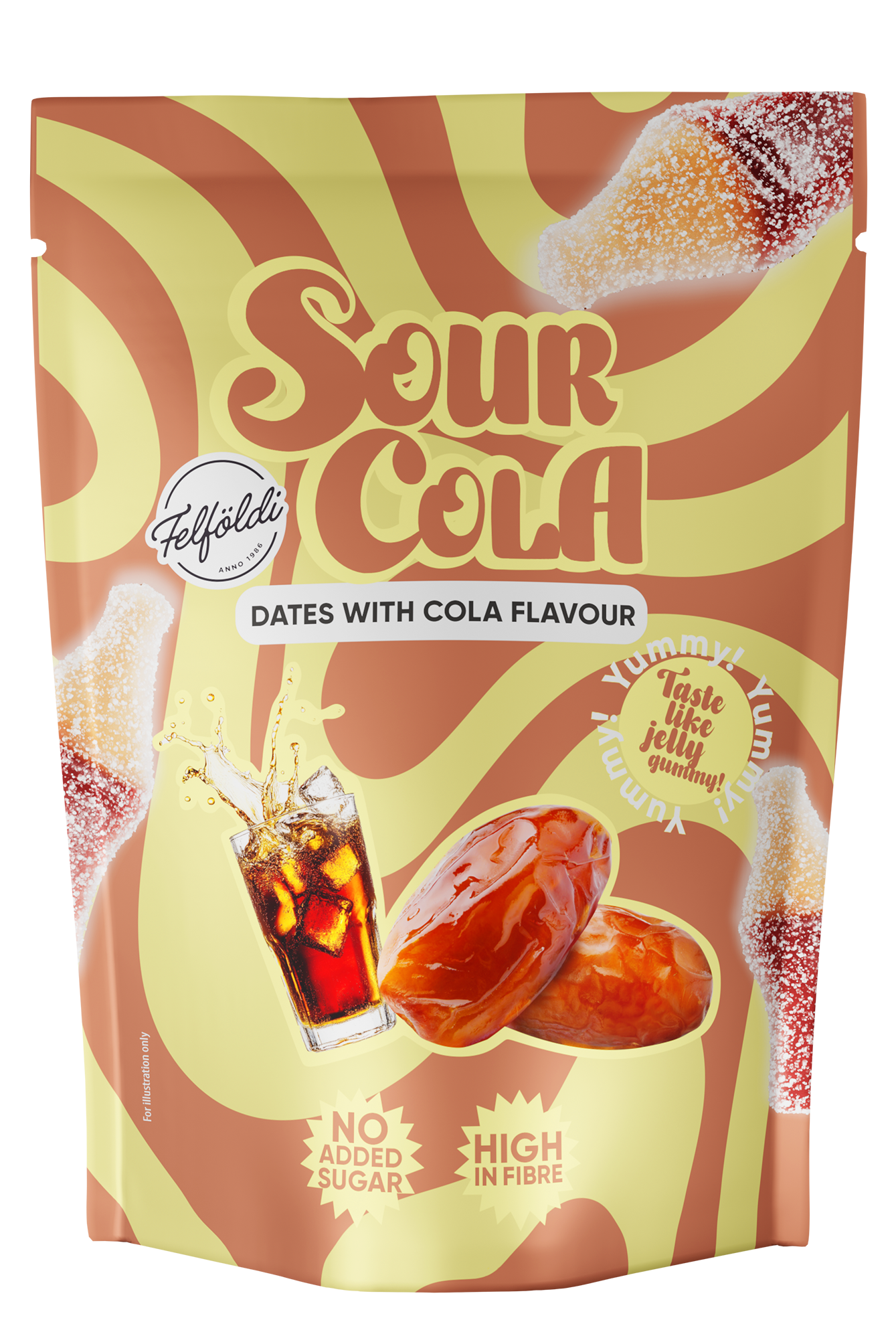 Felfoldi Daktyle O Smaku Kwaśnej Coli 100G