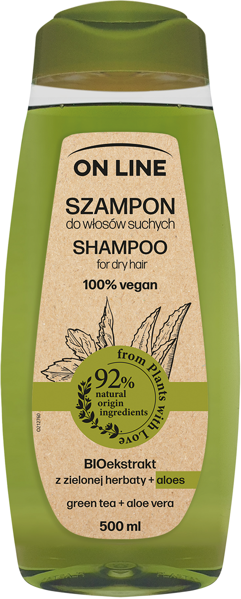 On Line From Plants With Love Szampon Aloes & Zielona Herbata 500 Ml