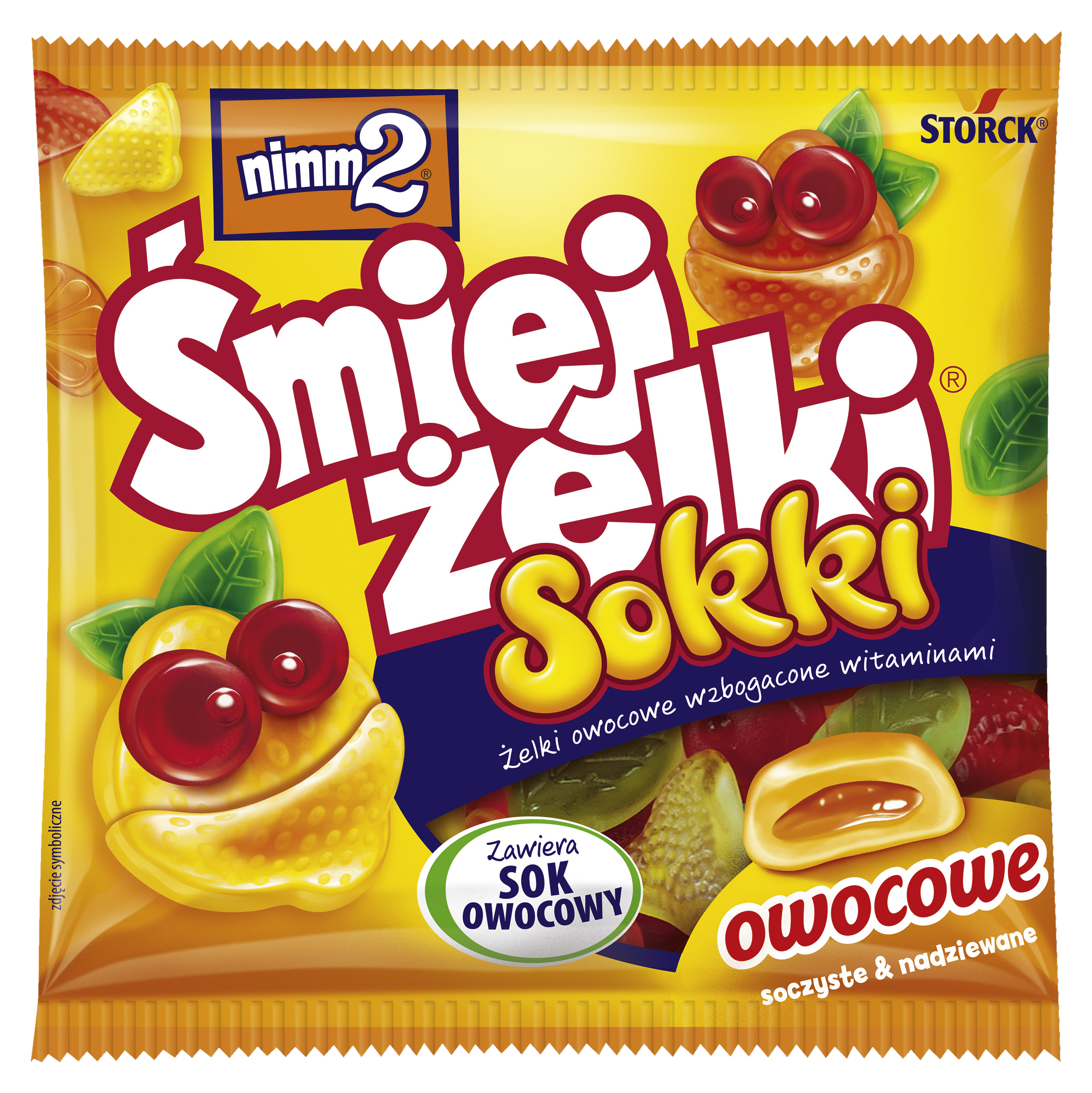Nimm2 Śmiejżelki Sokki 90G