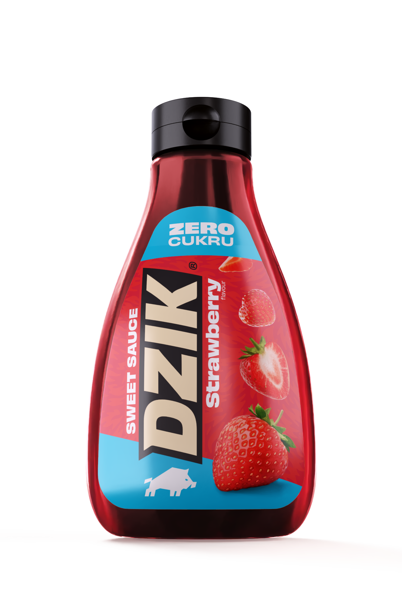 Dzik Sos Zero Strawberry 425Ml