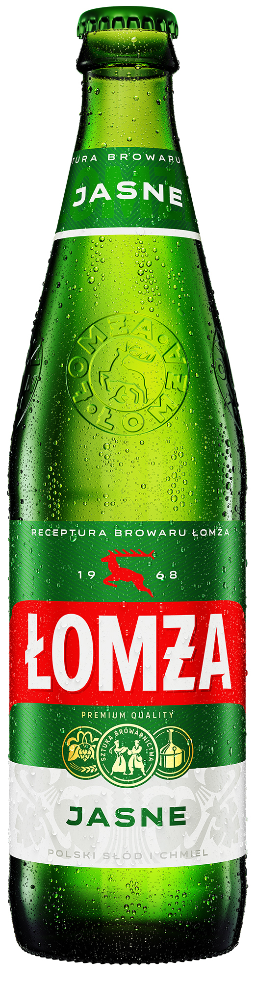 Piwo Łomża Jasne, Butelka Bezzwrotna 500 Ml