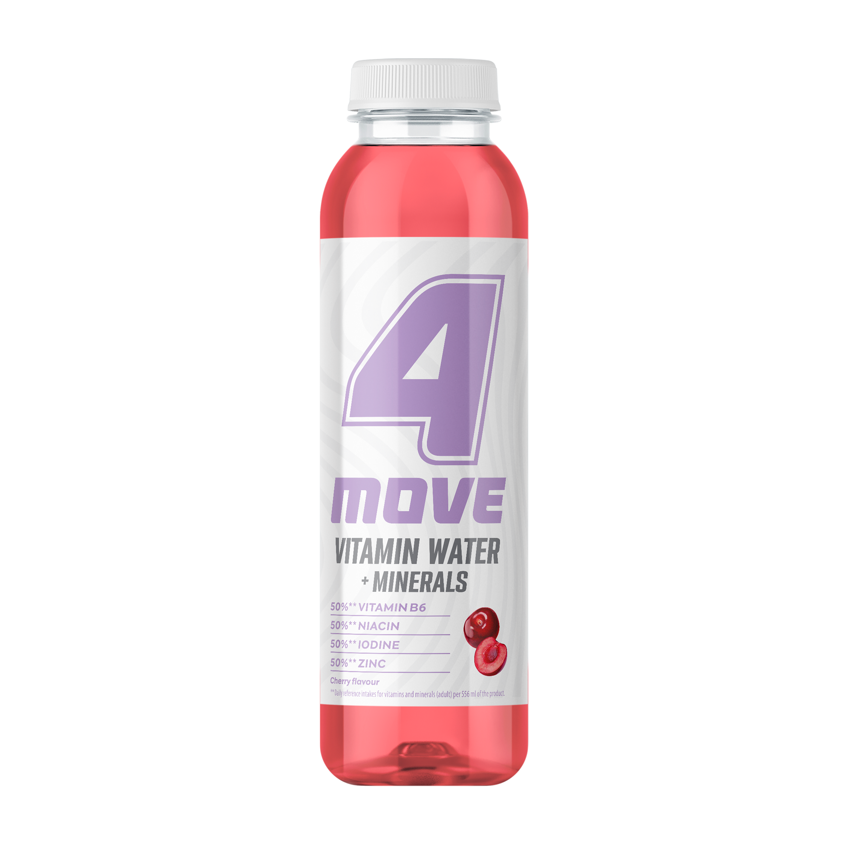 4Move Vitamin Water + Minerals Cherry 556 Ml Kaucja