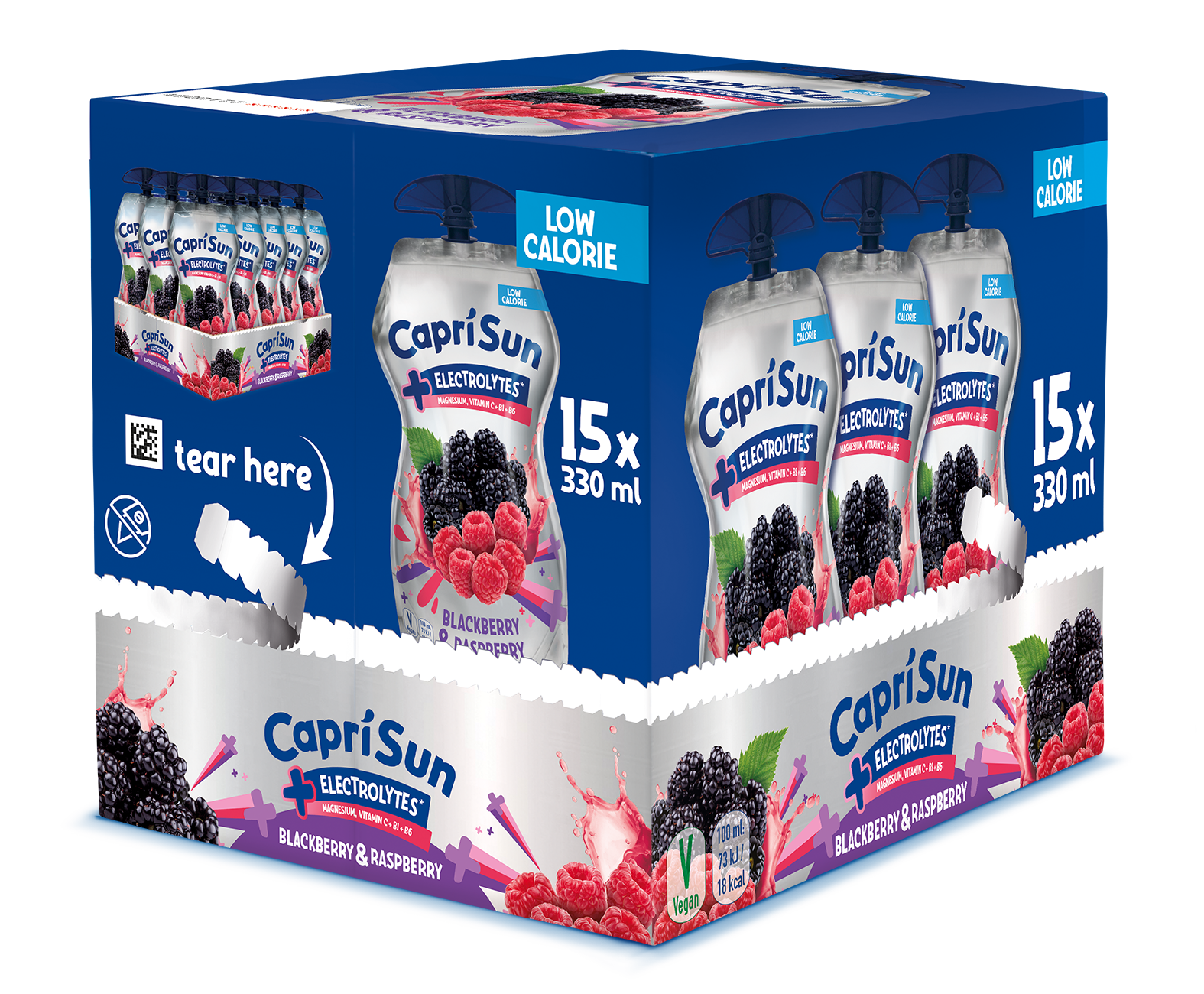 Napój Capri Sun Hydro Raspberry Blackberry 330 Ml