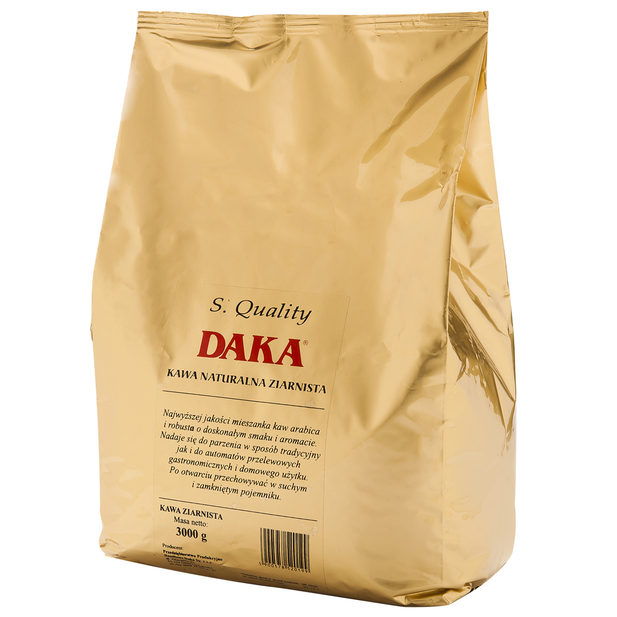 Kawa Daka S.Quality Mieszanka Ziarno 3 Kg