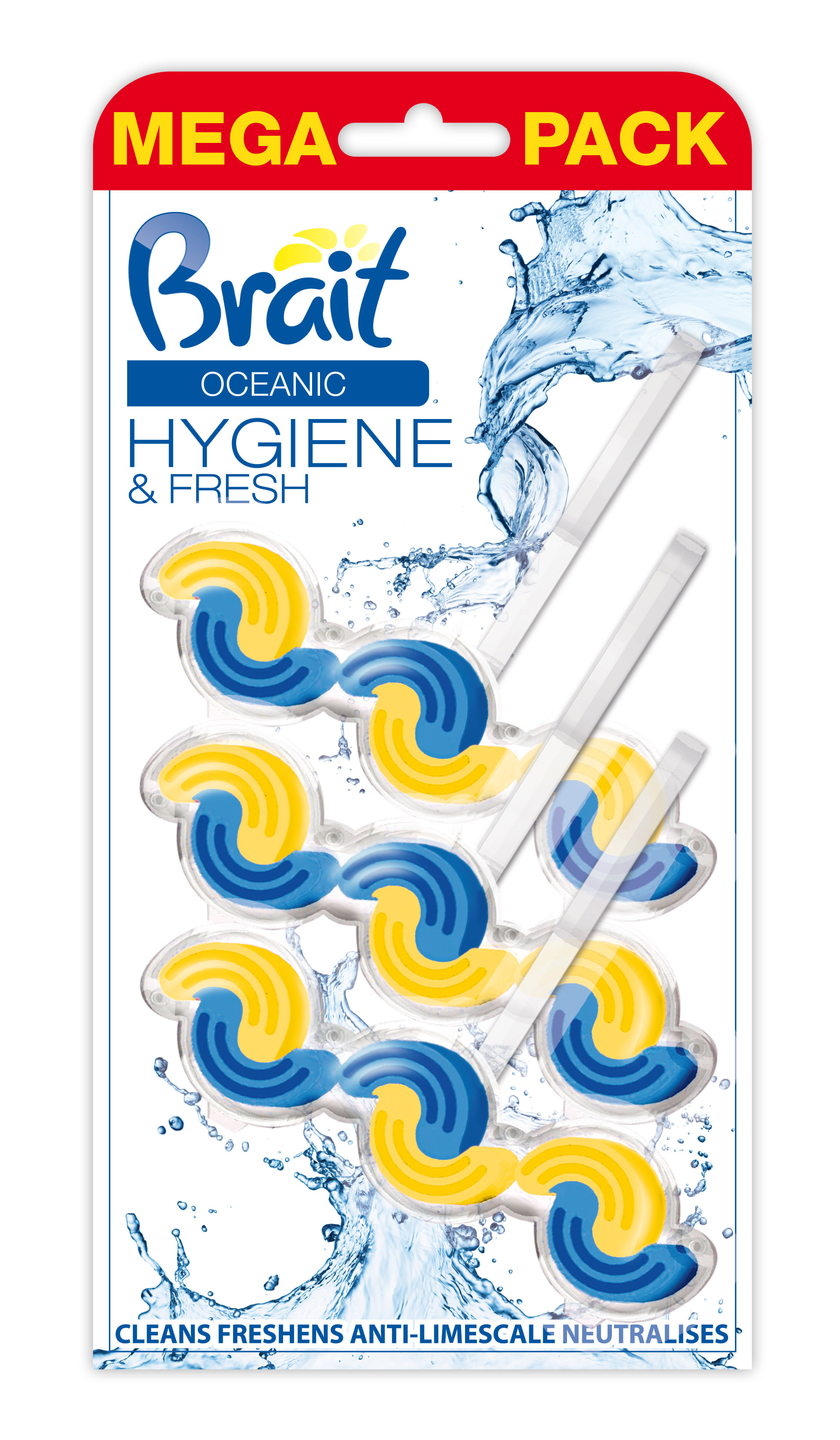Kostka Wc Brait Oceanic 2-Fazowa 3X45G