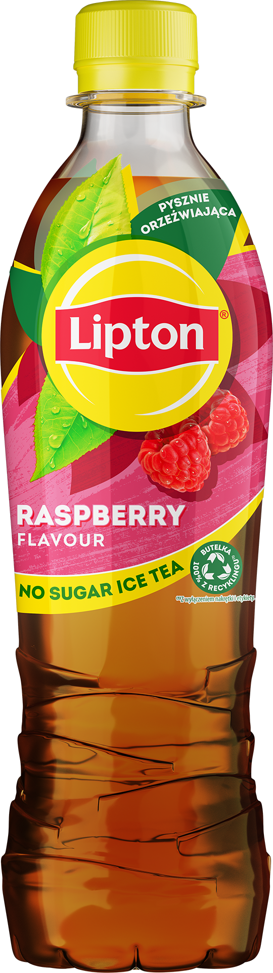 Lipton Raspberry Zero Cukru 500 Ml Kaucja