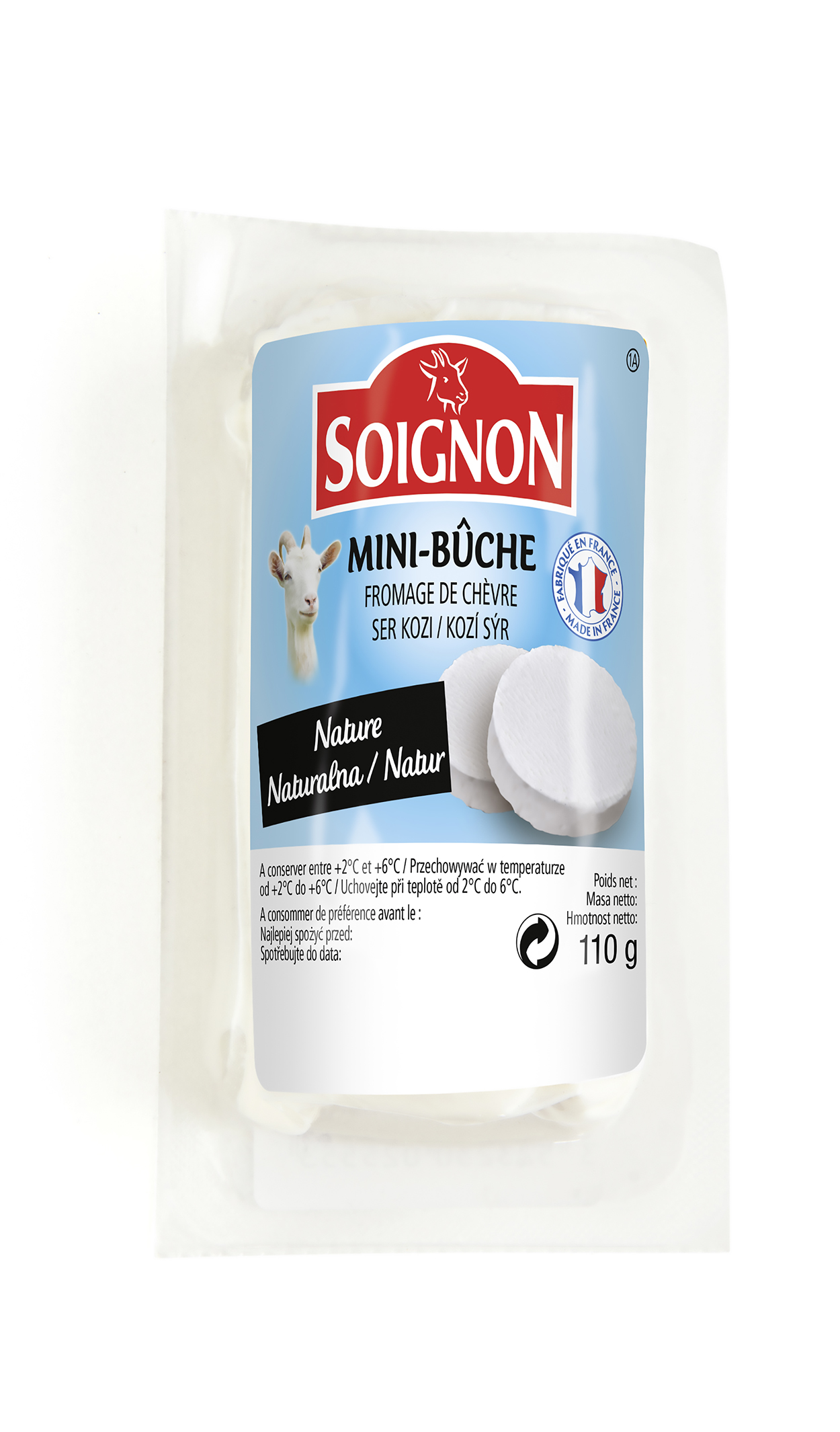 Soignon Roladka Kozia Twarogowa 110G Natura