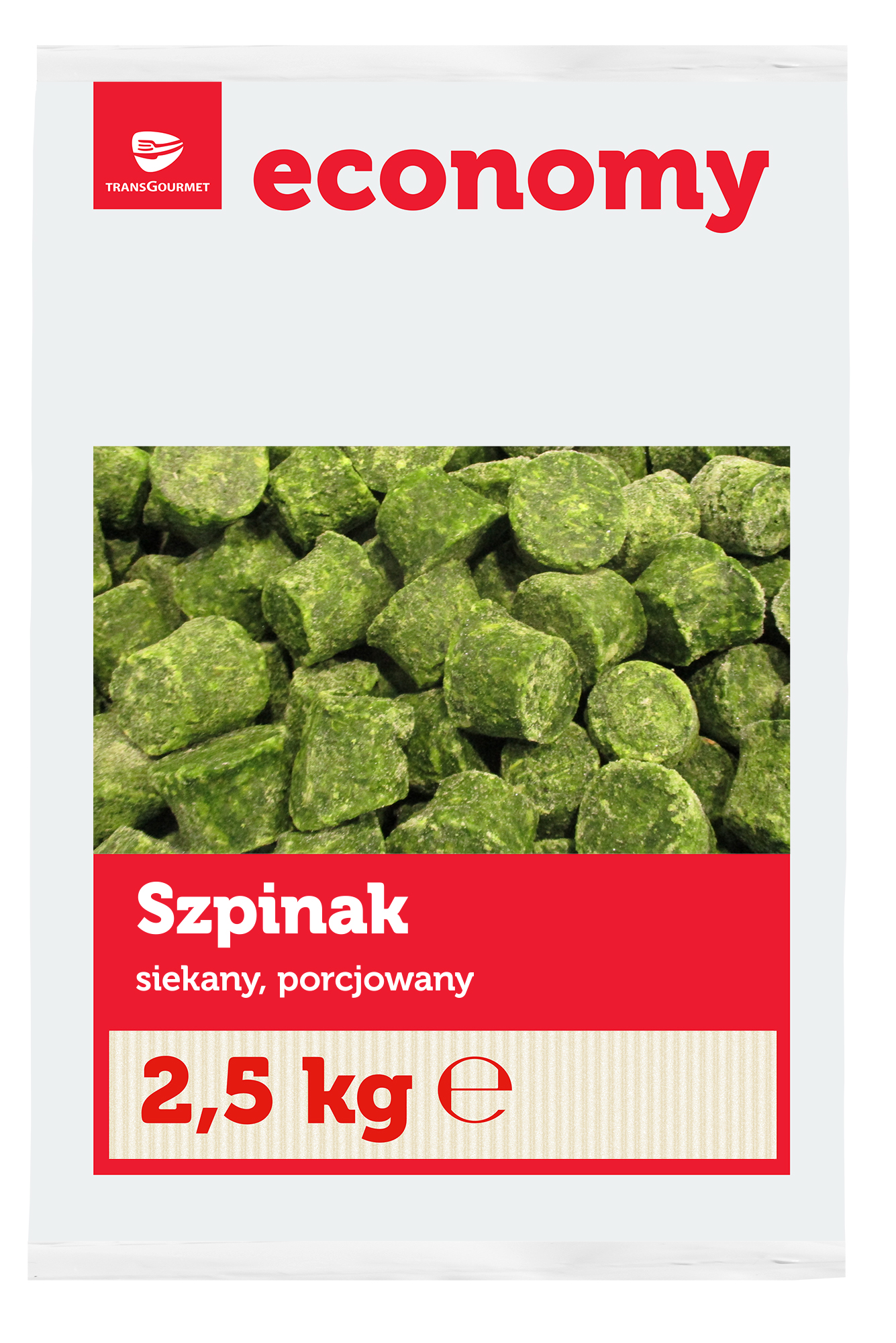 Tge Szpinak Siekany, Porcjowany 2,5Kg