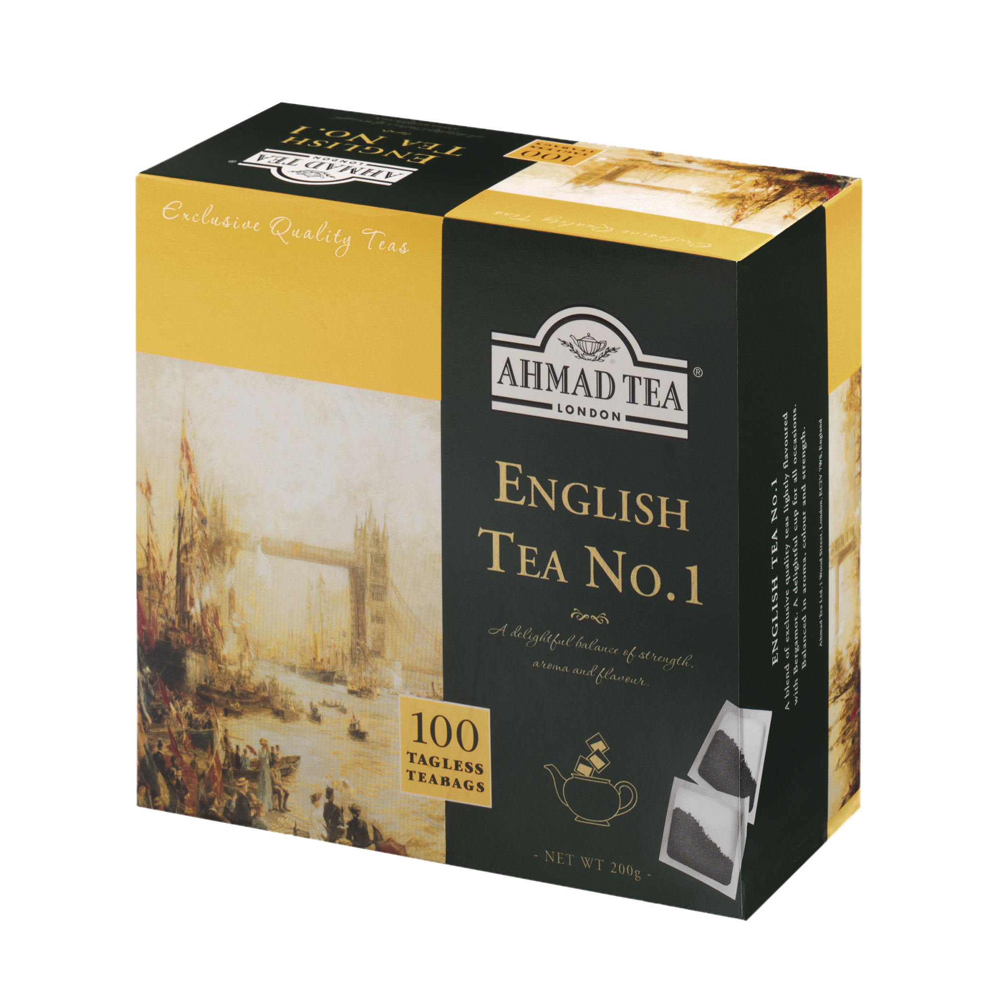 English No.1 Ahmad Tea 100Tbx2G B/Zawieszki