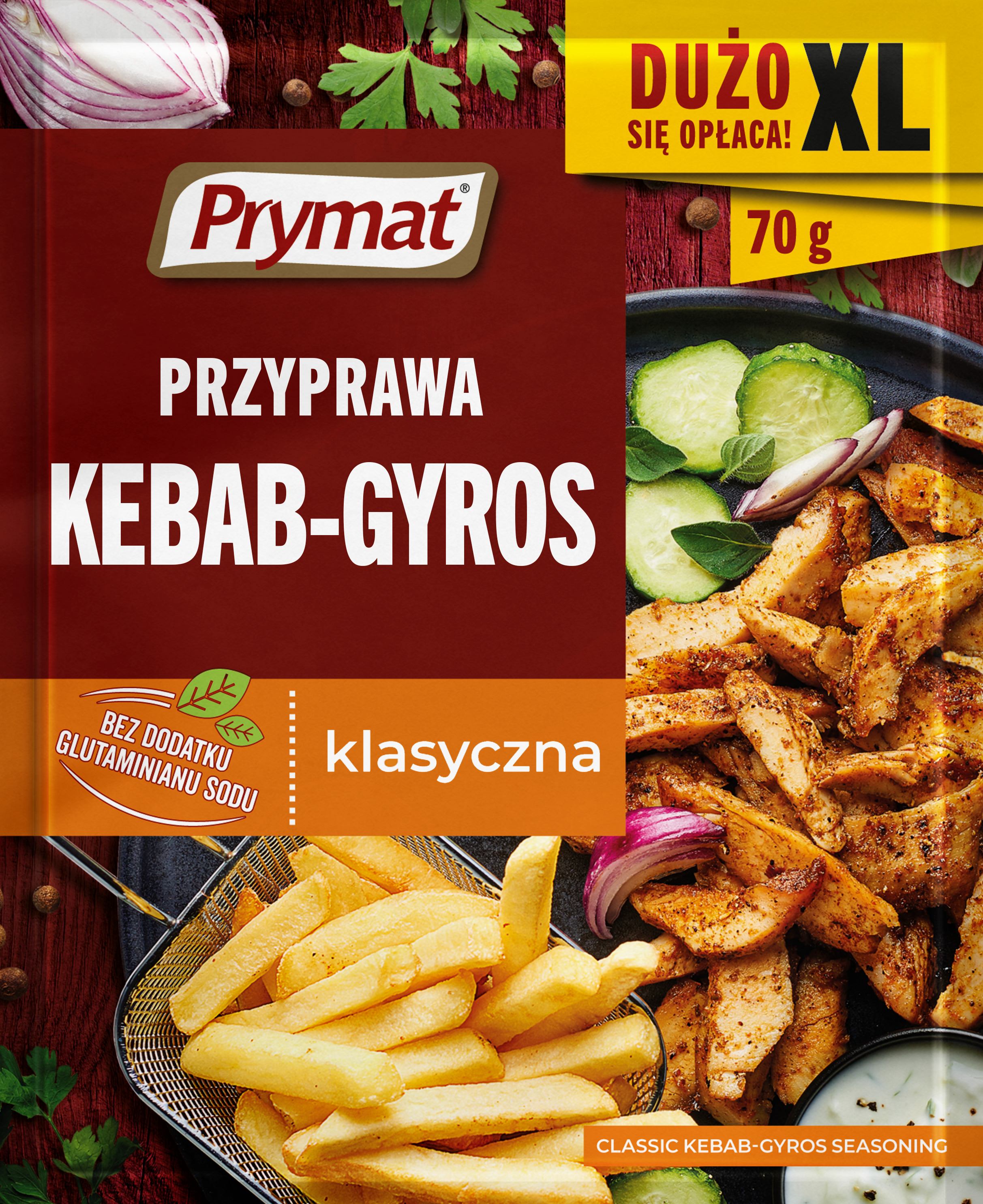 Przyprawa Kebab - Gyros Klasyczna 70G Prymat