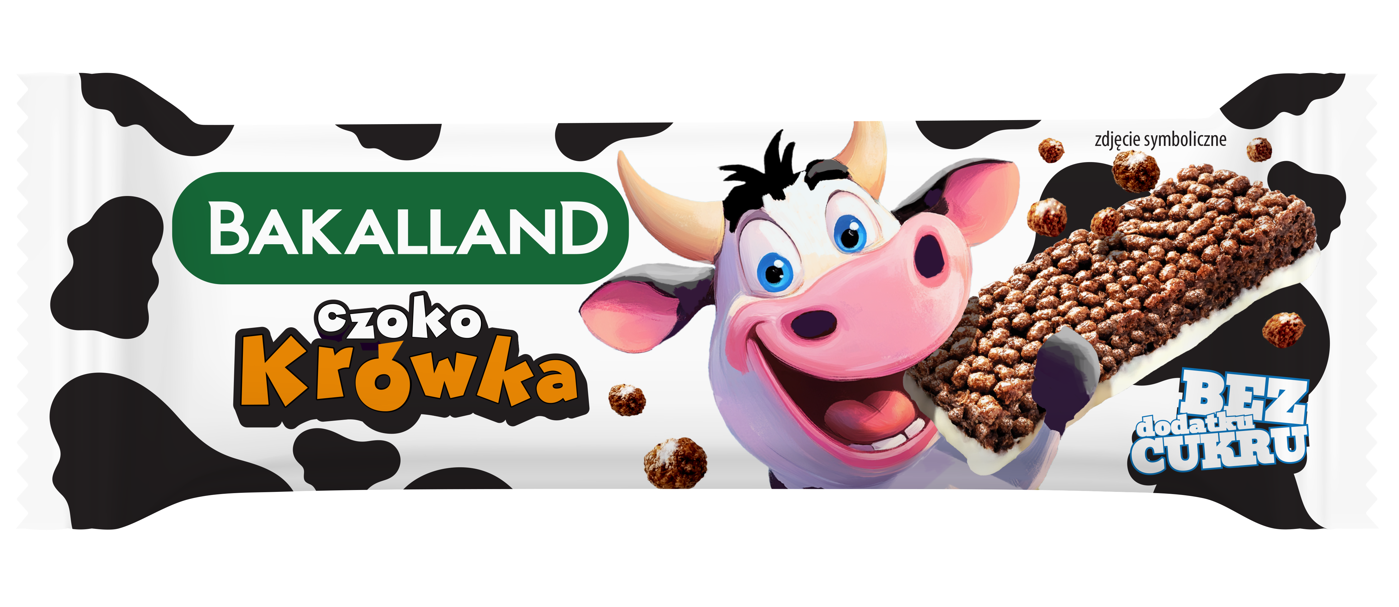Bakalland Baton Zbożowy Czoko Krówka 25G