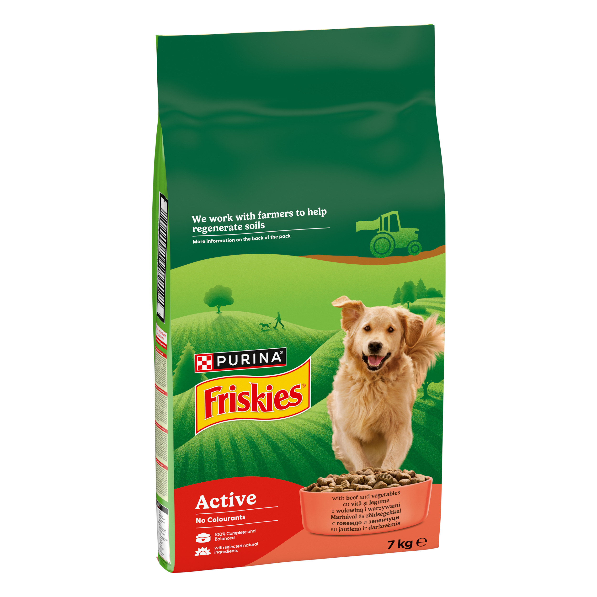 Friskies® Active Z Wołowiną I Warzywami 7 Kg