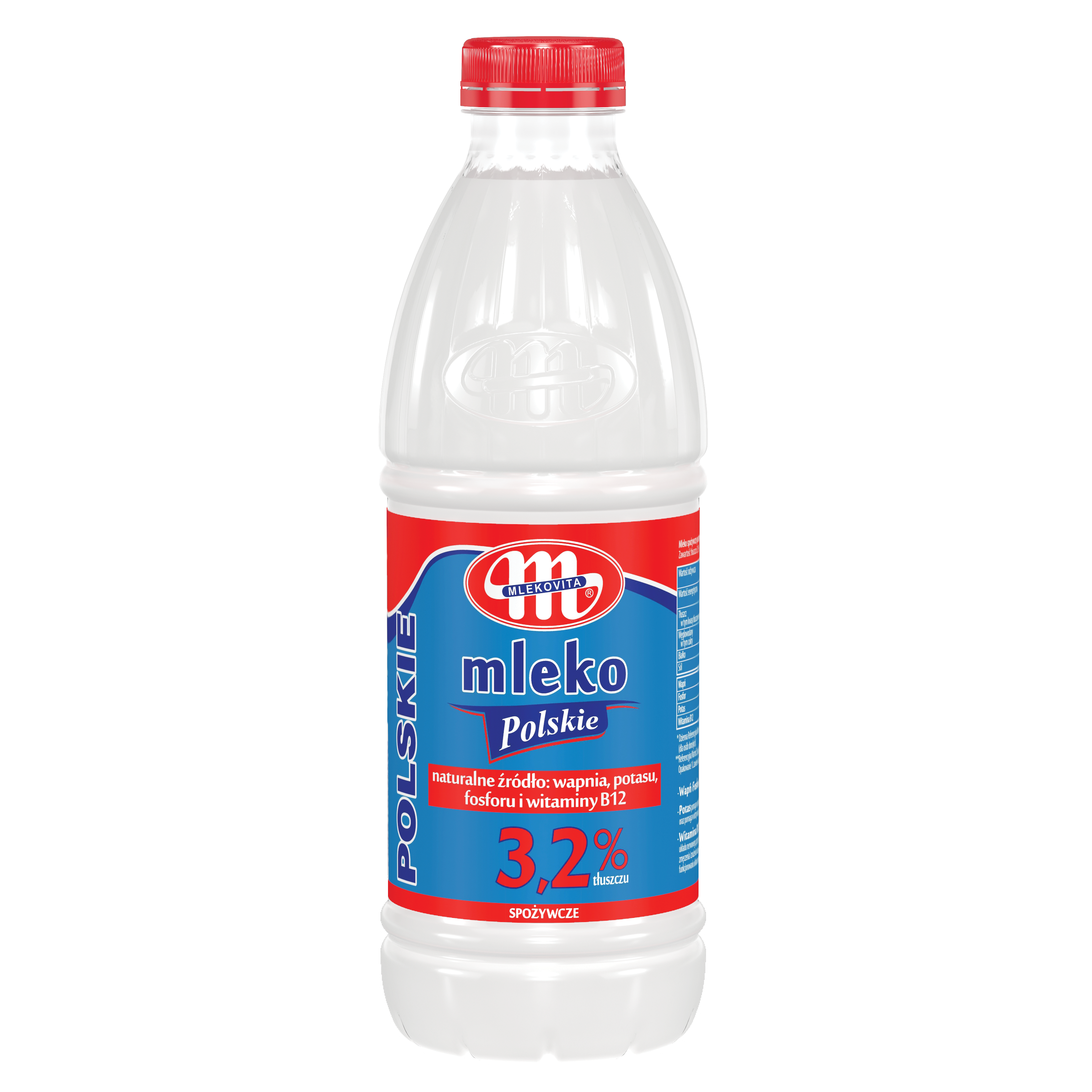 Mlekovita Mleko Spożywcze Polskie 3,2% Tłuszczu 1L